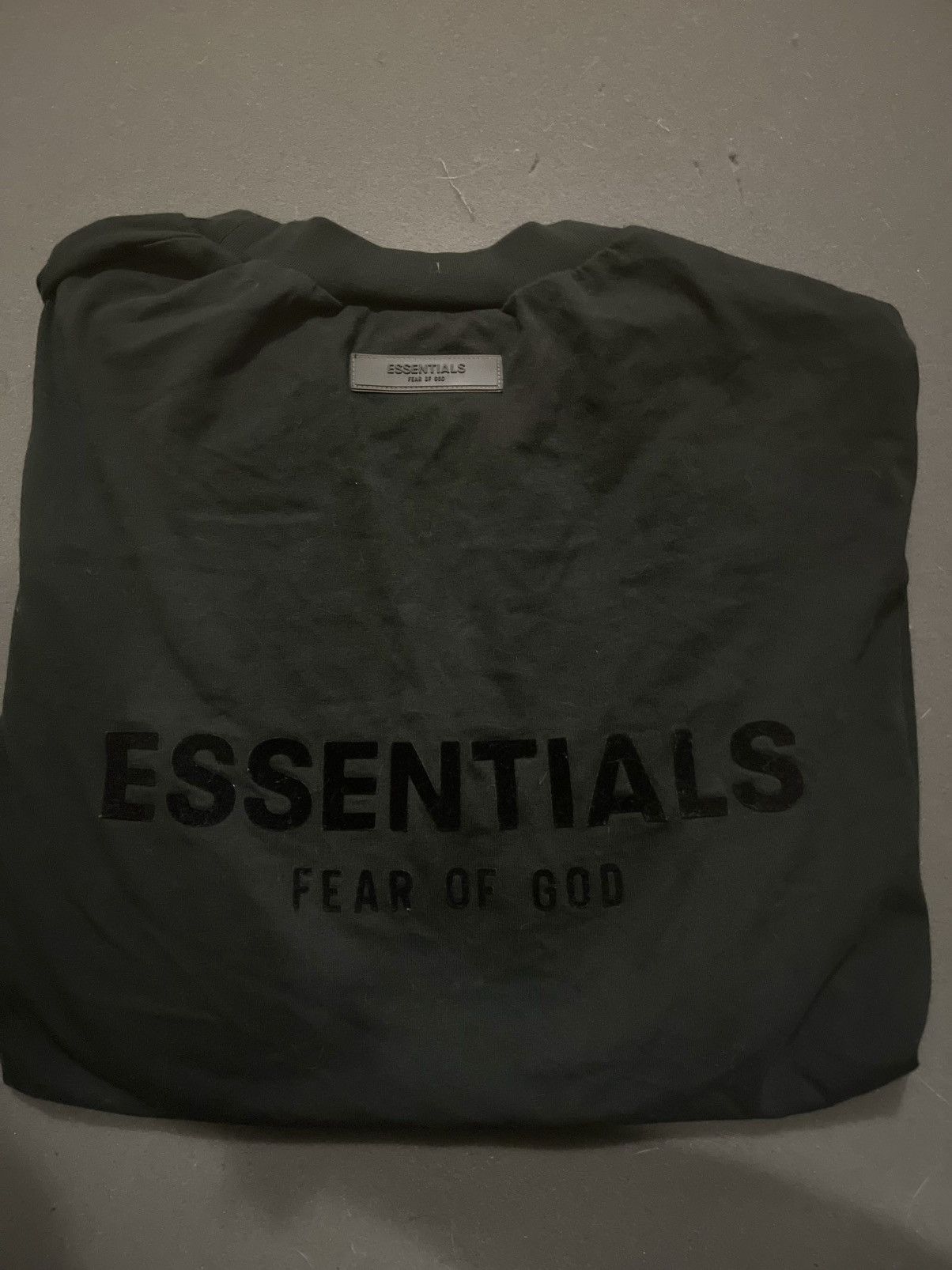 Essentials Essentials black cotton street wear tee Size US XL / EU 56 / 4 - 3 Thumbnail