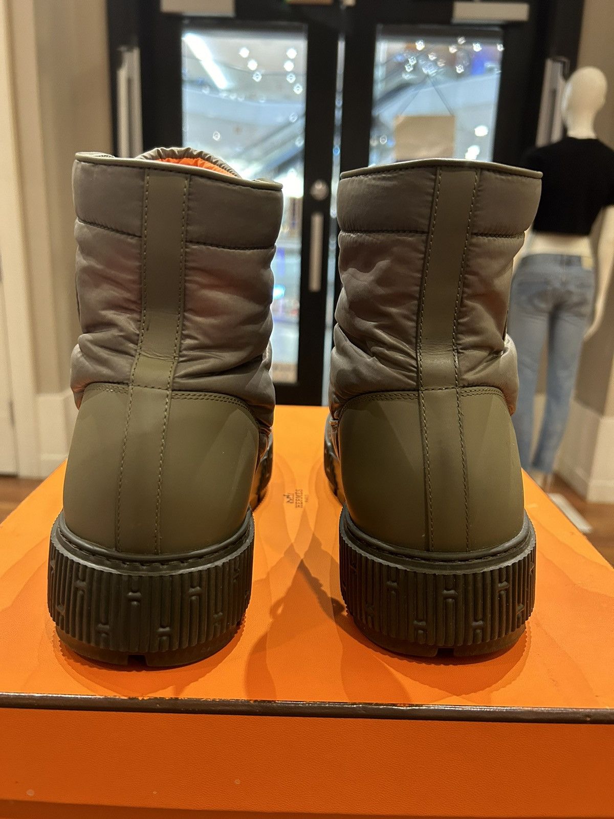 Hermes Hermes Calfskin Parachute Boot Size US 10.5 / EU 43-44 - 3 Thumbnail