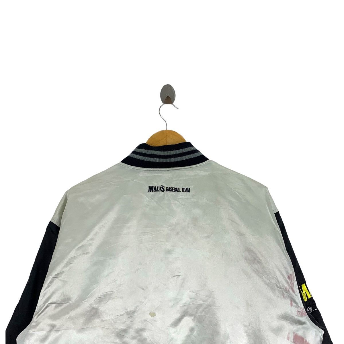 Japanese Brand × Vintage Vintage MALTS Suntory Baseball Team Japanese Varsity Jacket Size US L / EU 52-54 / 3 - 5 Thumbnail