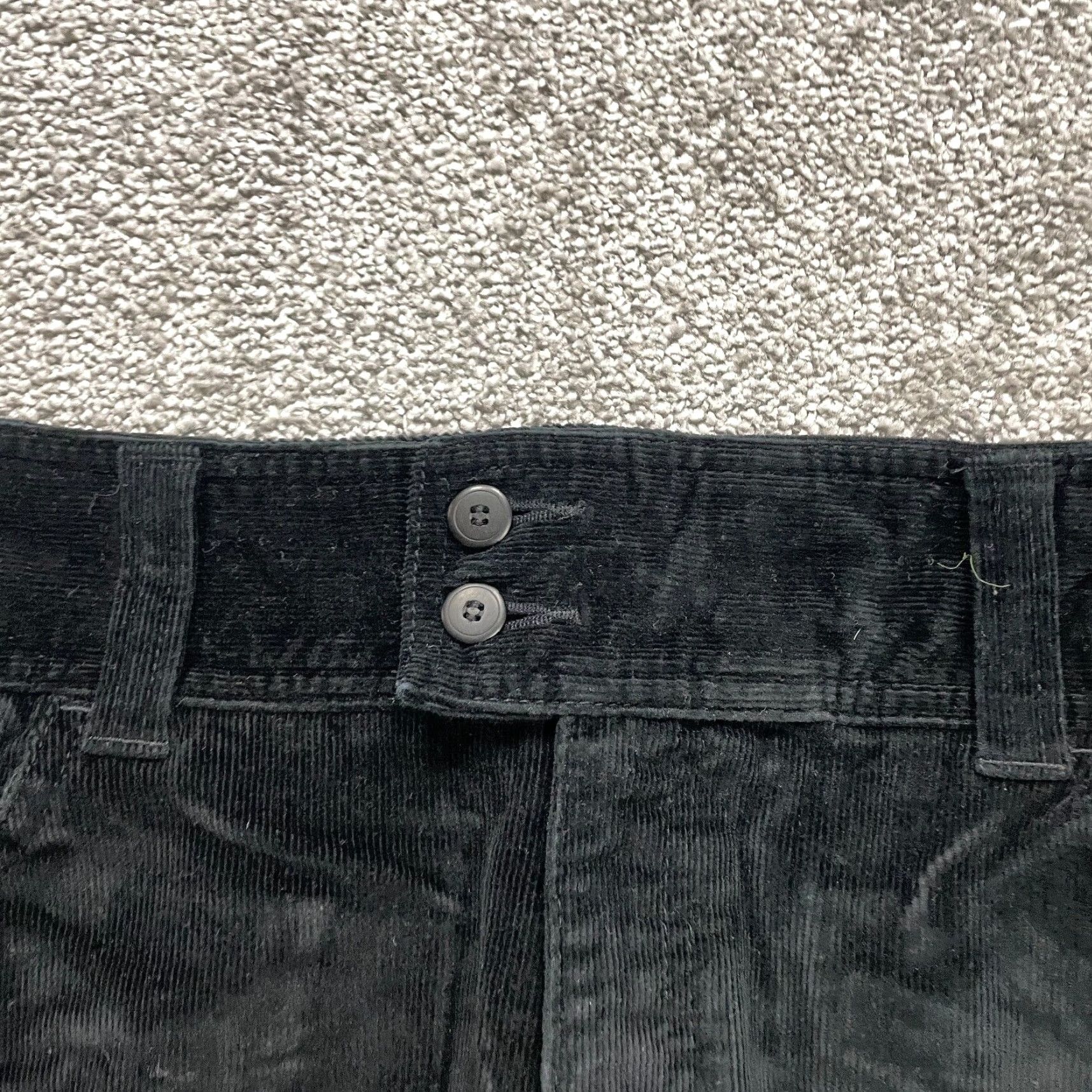 Dockers Dockers Pants Women 12 Tall Black Bootcut Mid Rise Corduroy Cotton 36x30 Womens Size 34" / US 12 / IT 48 - 3 Thumbnail