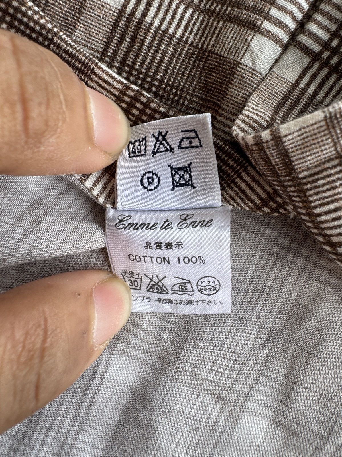 Other Other Emme Te.Enne Cotton Check Casual Shirts Size US M / EU 48-50 / 2 - 8 Thumbnail