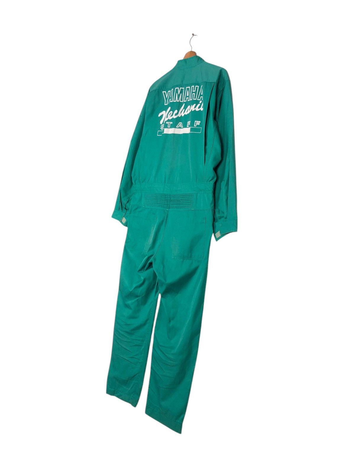 Japanese Brand 📌Vintage Coverall Worker Racing Yamaha Big Logo Spell Out Size US 36 / EU 52 - 14 Thumbnail