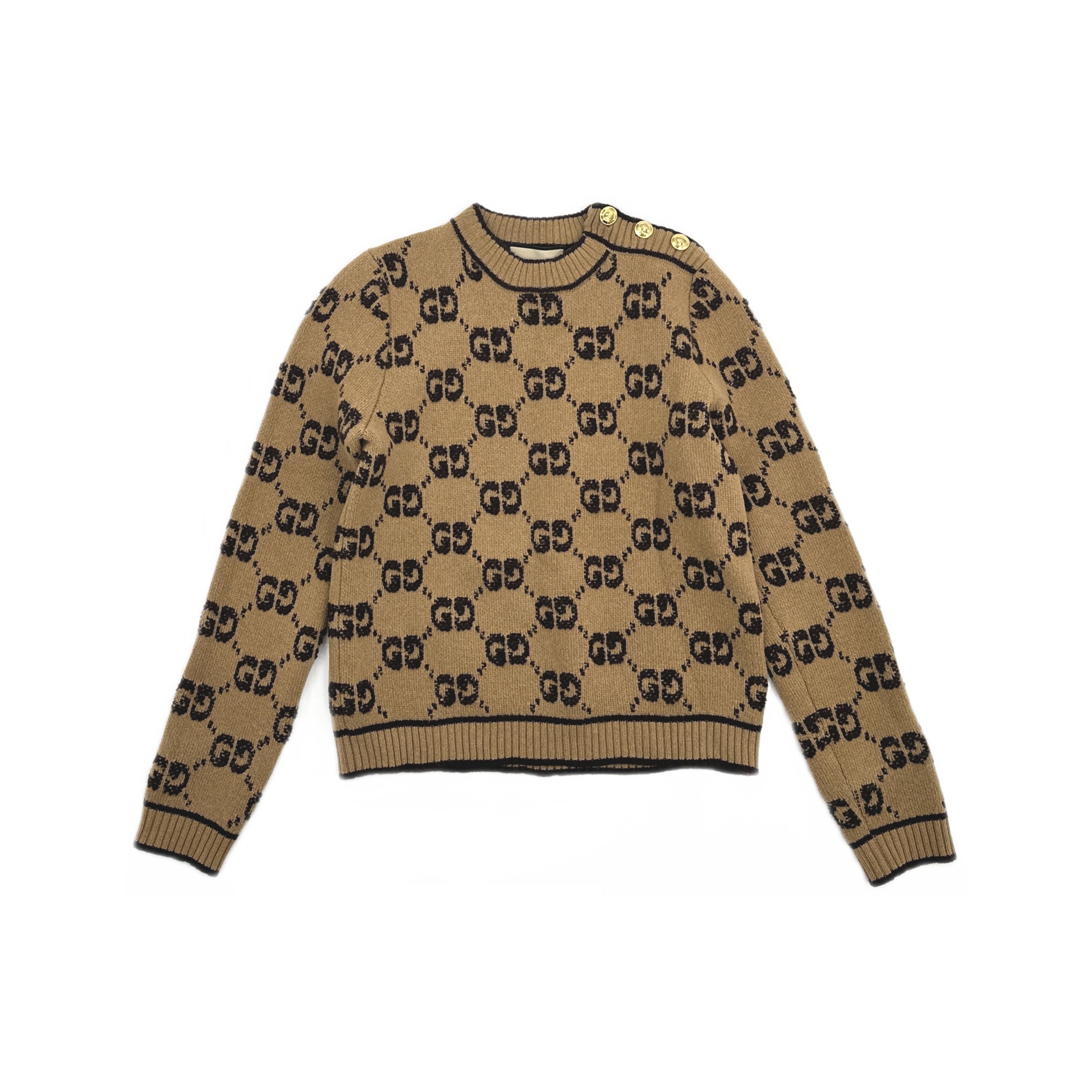 Gucci Gucci GG Monogram Wool Sweater Size S Size S / US 4 / IT 40 - 1 Thumbnail