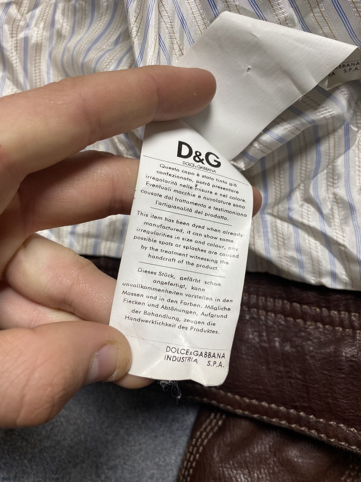 Dolce & Gabbana Dolce gabbana leather jacket mens Size US L / EU 52-54 / 3 - 17 Thumbnail