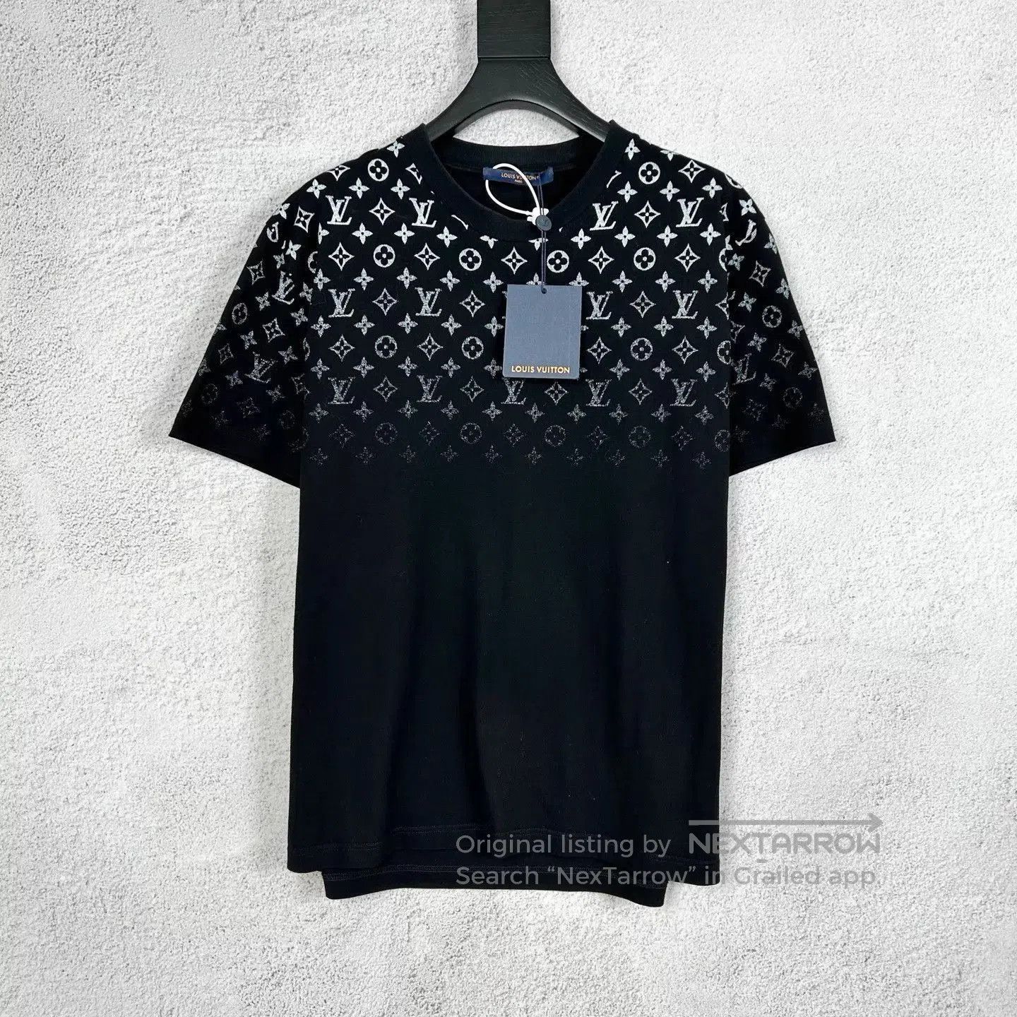 Louis Vuitton Black Short Sleeve Patterned T-Shirt Size M. Size US M / EU 48-50 / 2 - 1 Thumbnail