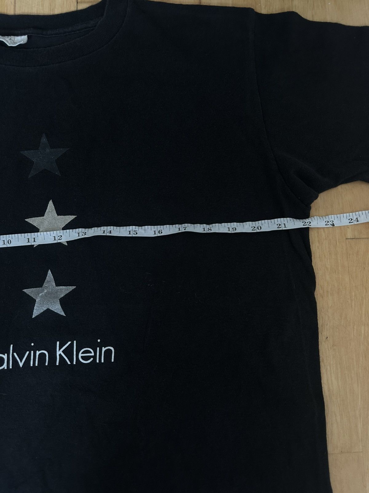 Calvin Klein Vintage 90’s Calvin Klein Stars T Shirt Size US M / EU 48-50 / 2 - 9 Thumbnail