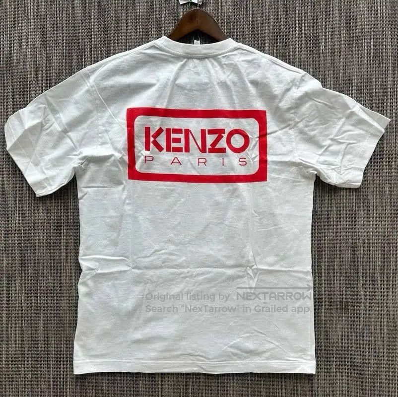Kenzo KENZO White Cotton Embroidered T-Shirt . Size US M / EU 48-50 / 2 - 5 Thumbnail