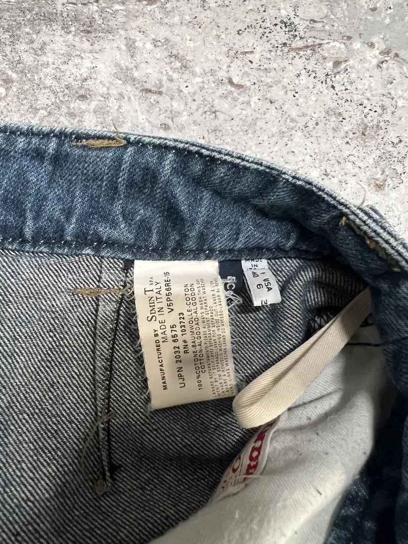 Armani × Vintage 2000s Armani Cargo Bondage Denim Jeans Size US 30 / EU 46 - 12 Thumbnail