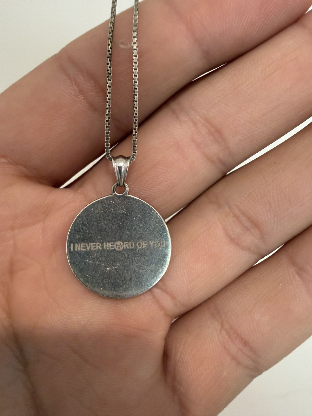 ineverheardofyou I Never Heard Of You (FU) Pendant Chain Necklace Size ONE SIZE - 5 Thumbnail