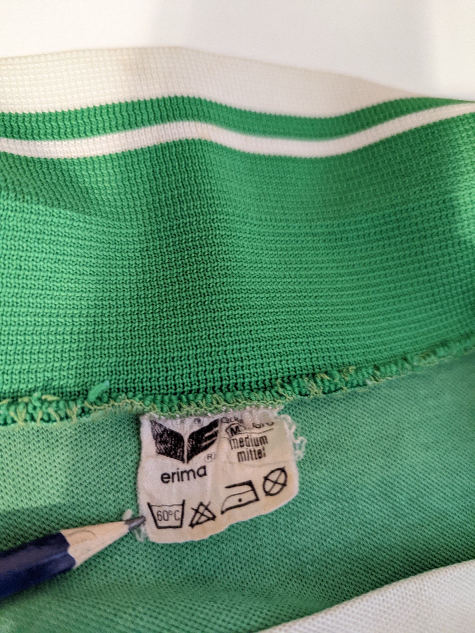 Erima Erima Vintage Football Shirt #11 Green West Germany 80s Size US S / EU 44-46 / 1 - 8 Thumbnail