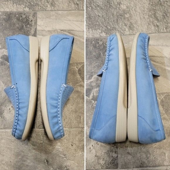 SAS SAS Savvy Blue Nubuck Suede Leather Slip On Comfort Orthotic Size US 8.5 / IT 38.5 - 3 Thumbnail
