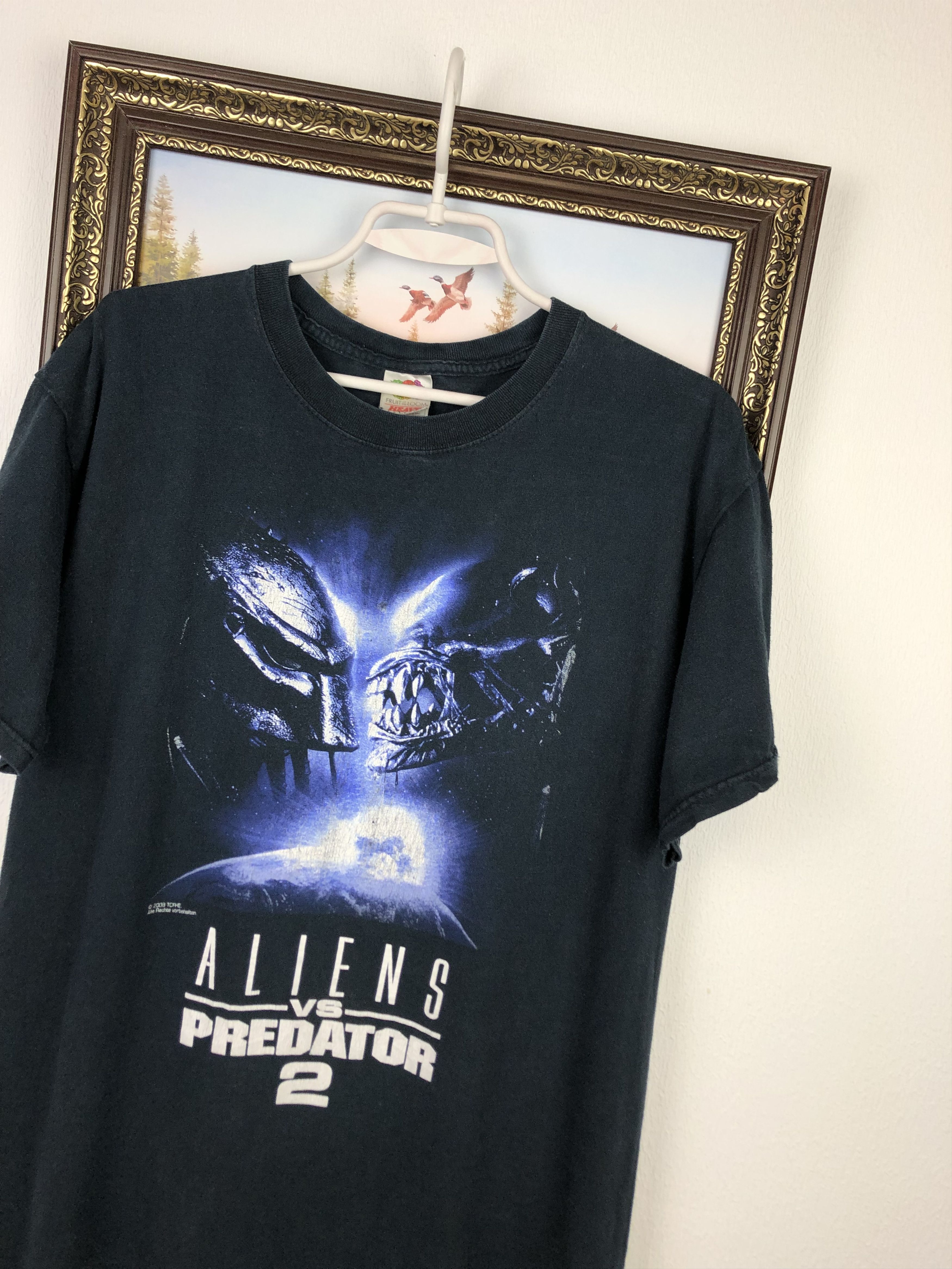 Vintage Vintage Aliens vs Predator 2 Movie Comics Shirt Tee Black Size US L / EU 52-54 / 3 - 4 Thumbnail