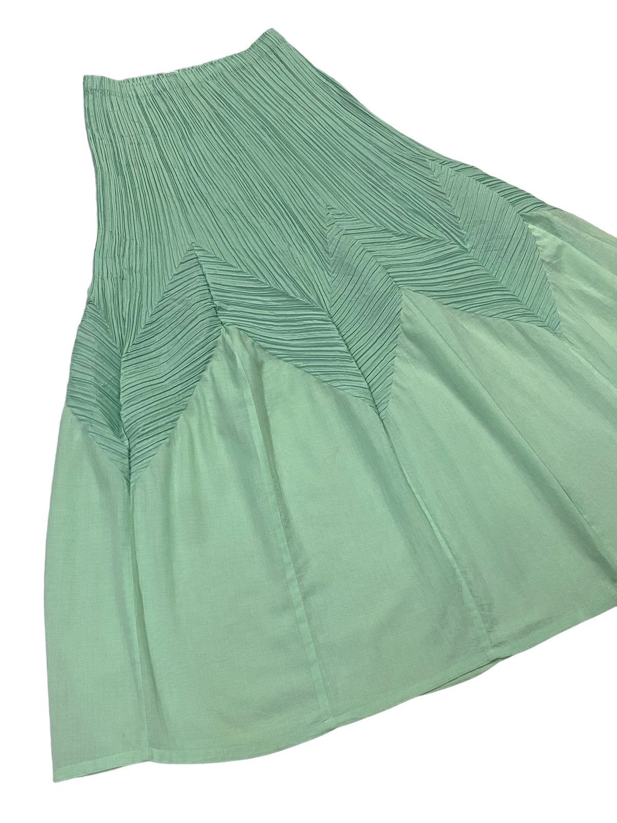 Designer × Issey Miyake Issey Miyake Fete Pleated Long Skirt Size 25" / US 0 / IT 36 - 10 Thumbnail