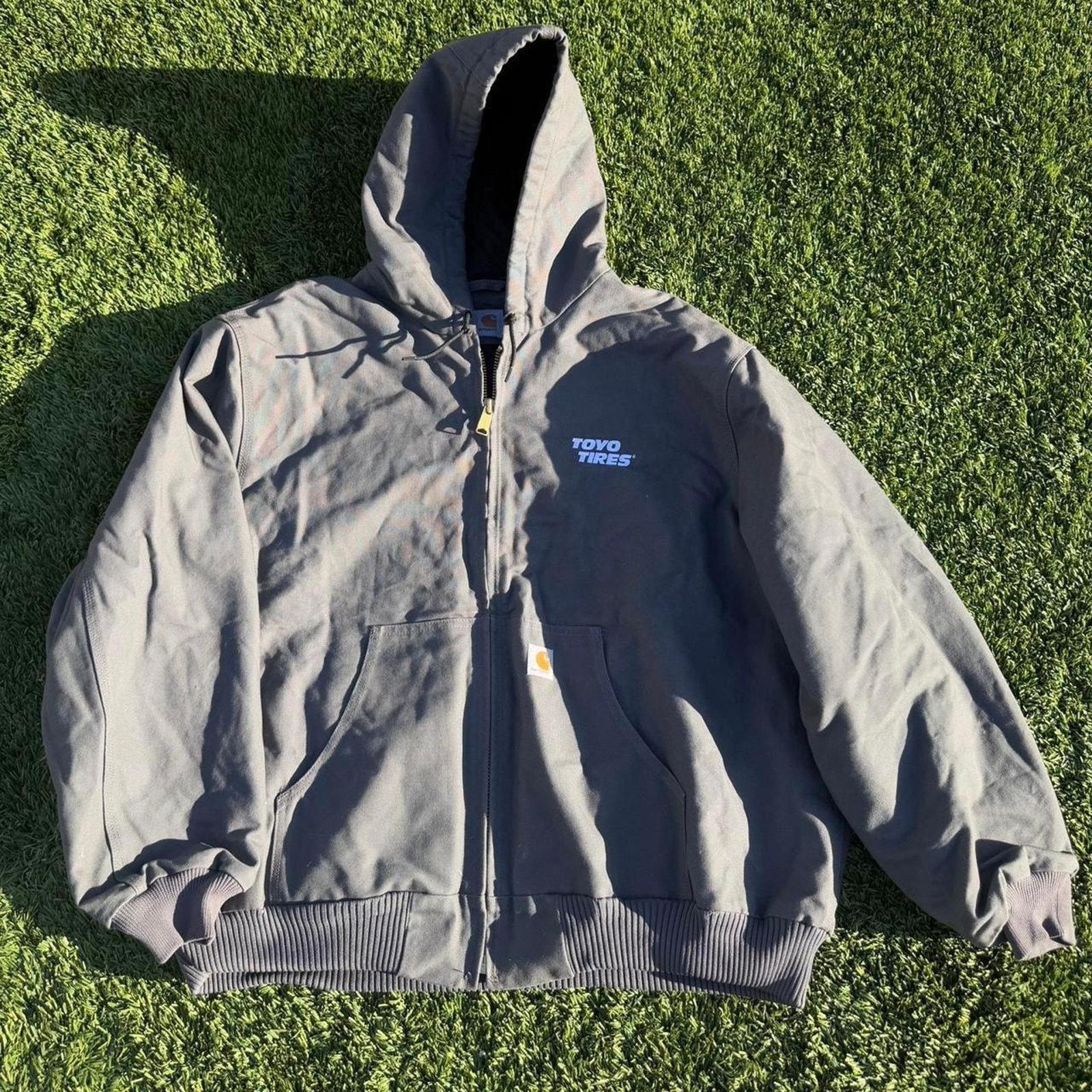 Carhartt Carhartt Detroit Jacket Grey Hooded Zipup Size XL Size US XXL / EU 58 / 5 - 1 Thumbnail