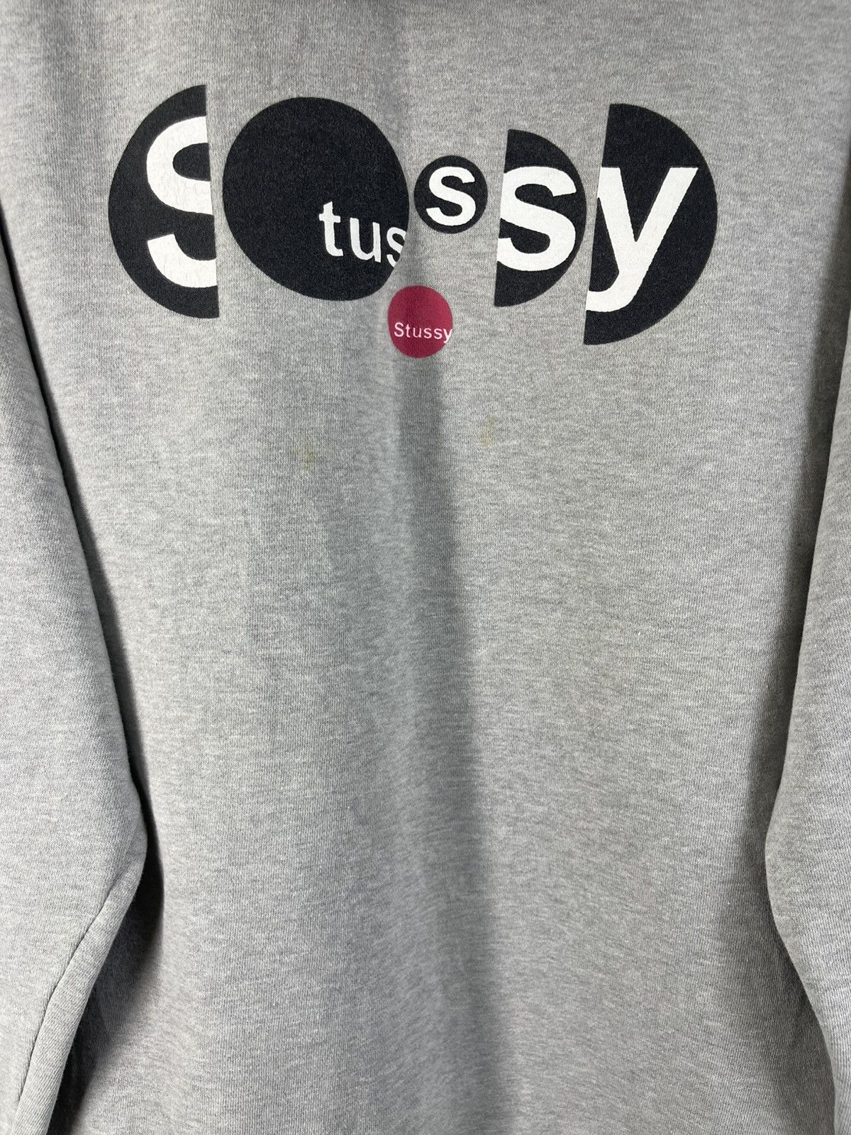 Stussy Vintage 90's Stussy GM Hoodie Grey Size US L / EU 52-54 / 3 - 9 Thumbnail