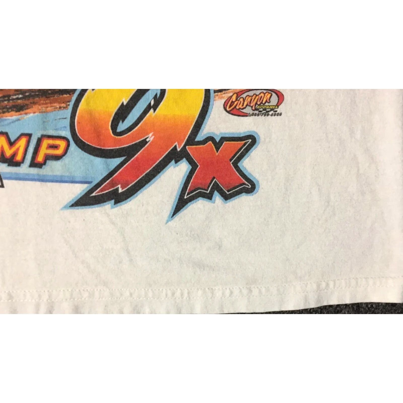 NASCAR VINTAGE Jim Bonetti Dwarf Car Racing Shirt XS White NASCAR Y2K Grunge 80s 90s Size US XS / EU 42 / 0 - 7 Thumbnail