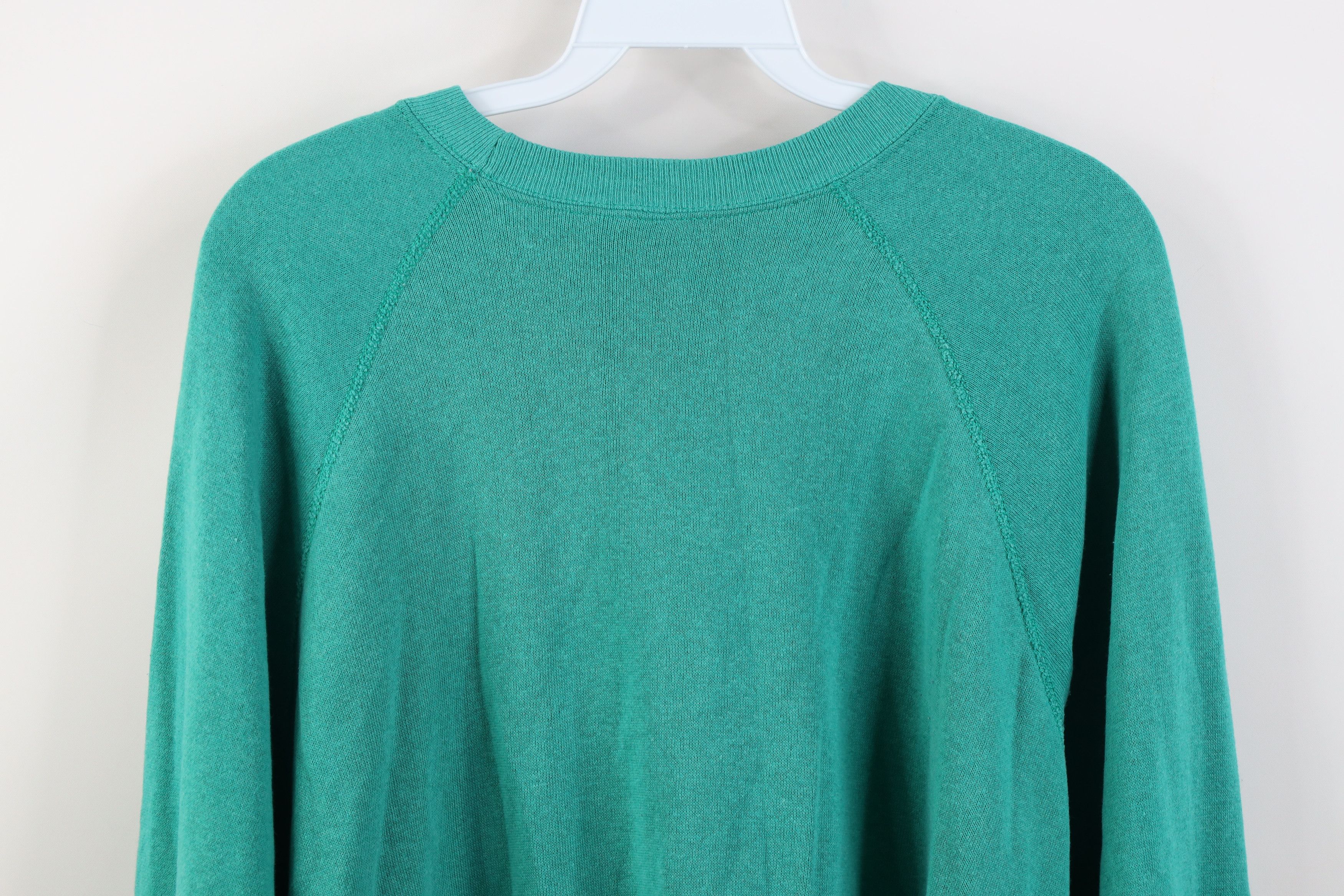 Vintage Vintage 70s 80s Streetwear Crewneck Sweatshirt Seafoam USA Size US L / EU 52-54 / 3 - 10 Thumbnail