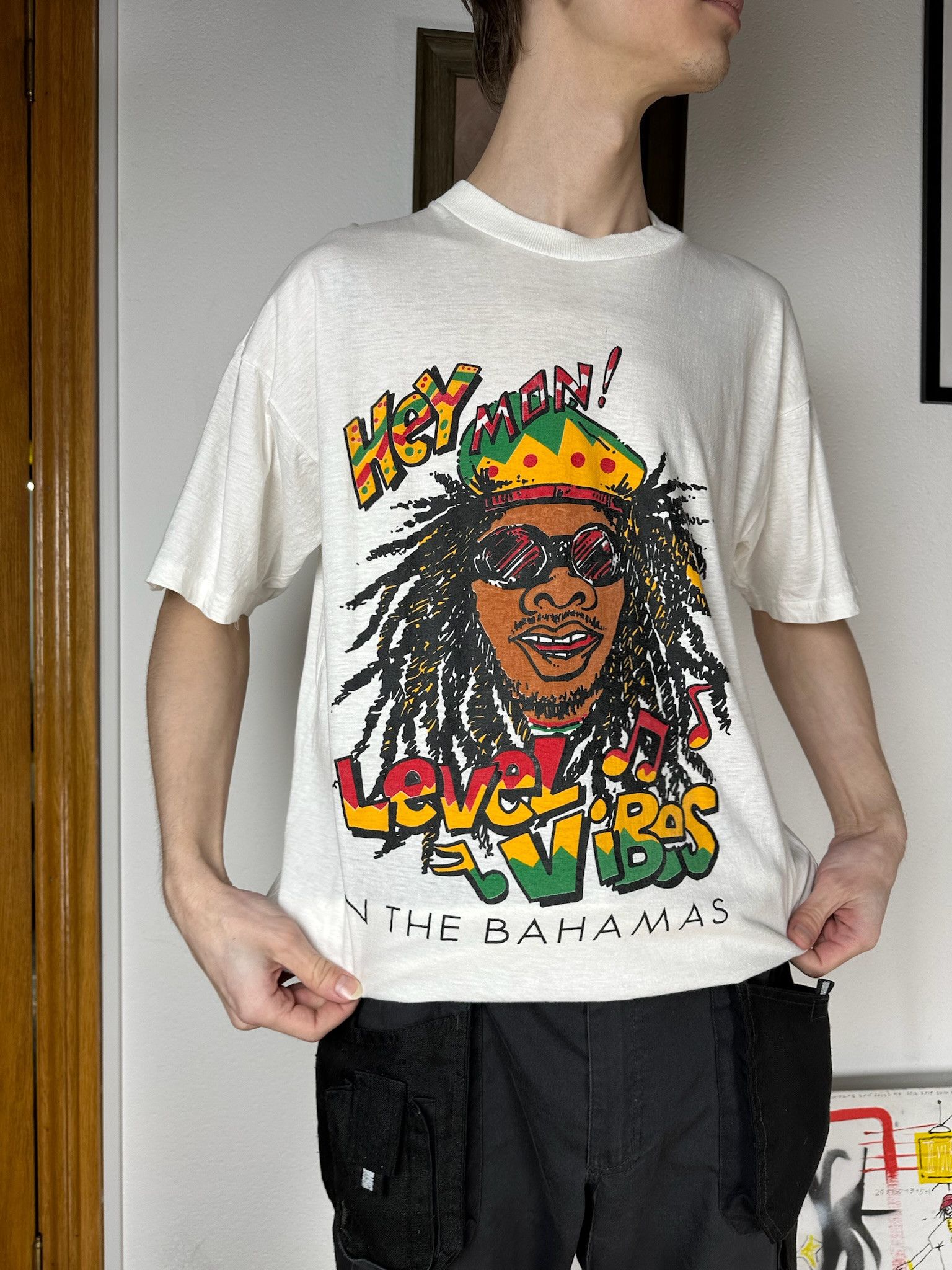 Bob Marley Vintage 90s Weed Rasta Tee Smoke Cannabis styssy style Size US XL / EU 56 / 4 - 3 Thumbnail