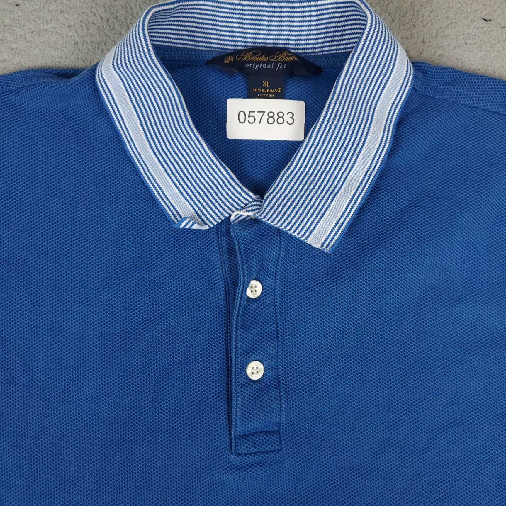 Brooks Brothers Brooks Brothers Polo Shirt Mens XL Blue Knit Short Sleeve Casual Activewear Size US XL / EU 56 / 4 - 2 Thumbnail