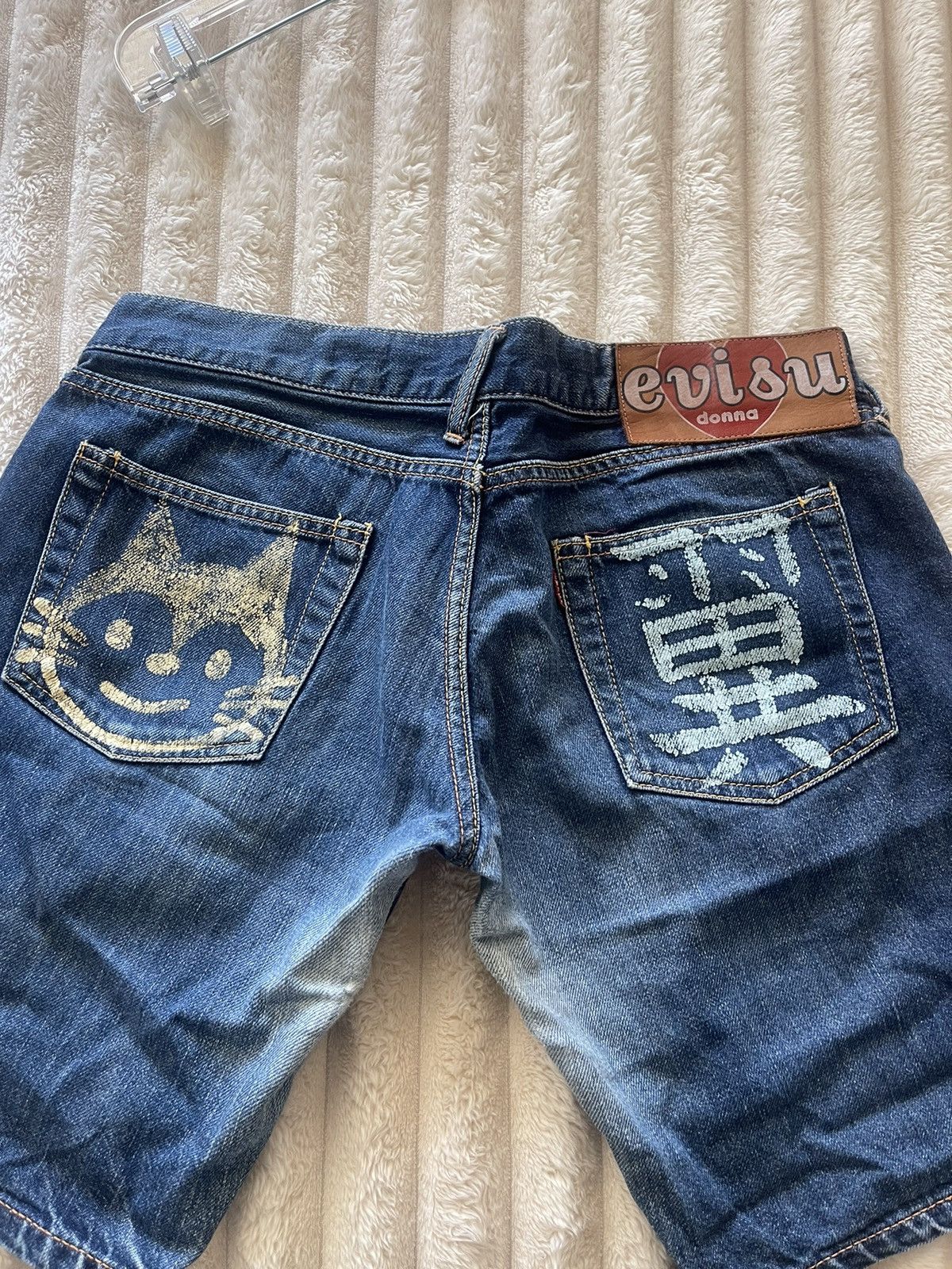 Evisu × Japanese Brand Evisu Men's Blue Denim Shorts Size US 30 / EU 46 - 5 Thumbnail