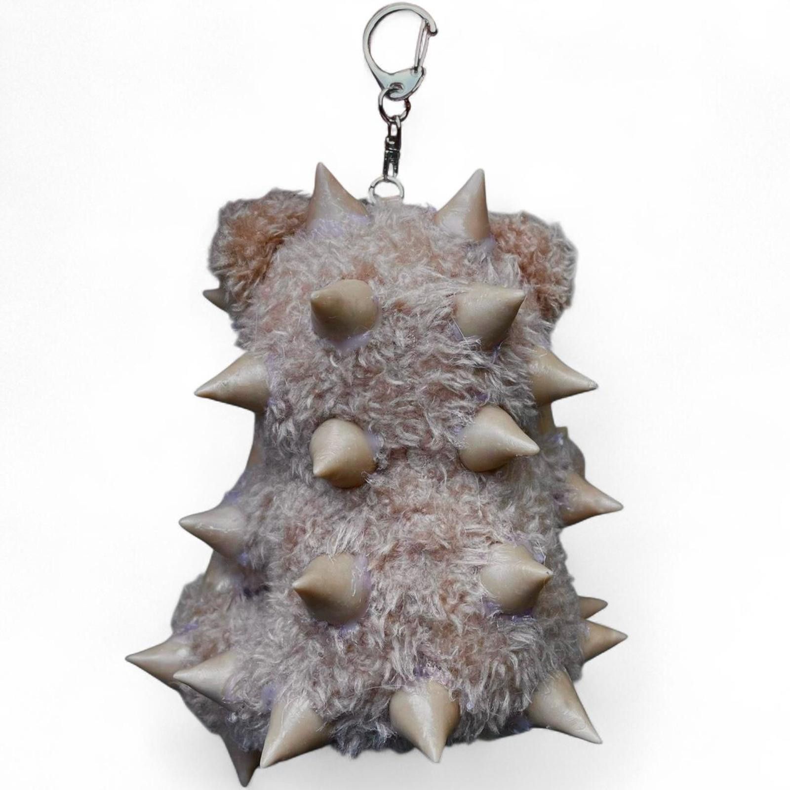 Other Teddy Bear Charm Brown Spiked Handmade Size ONE SIZE - 3 Thumbnail