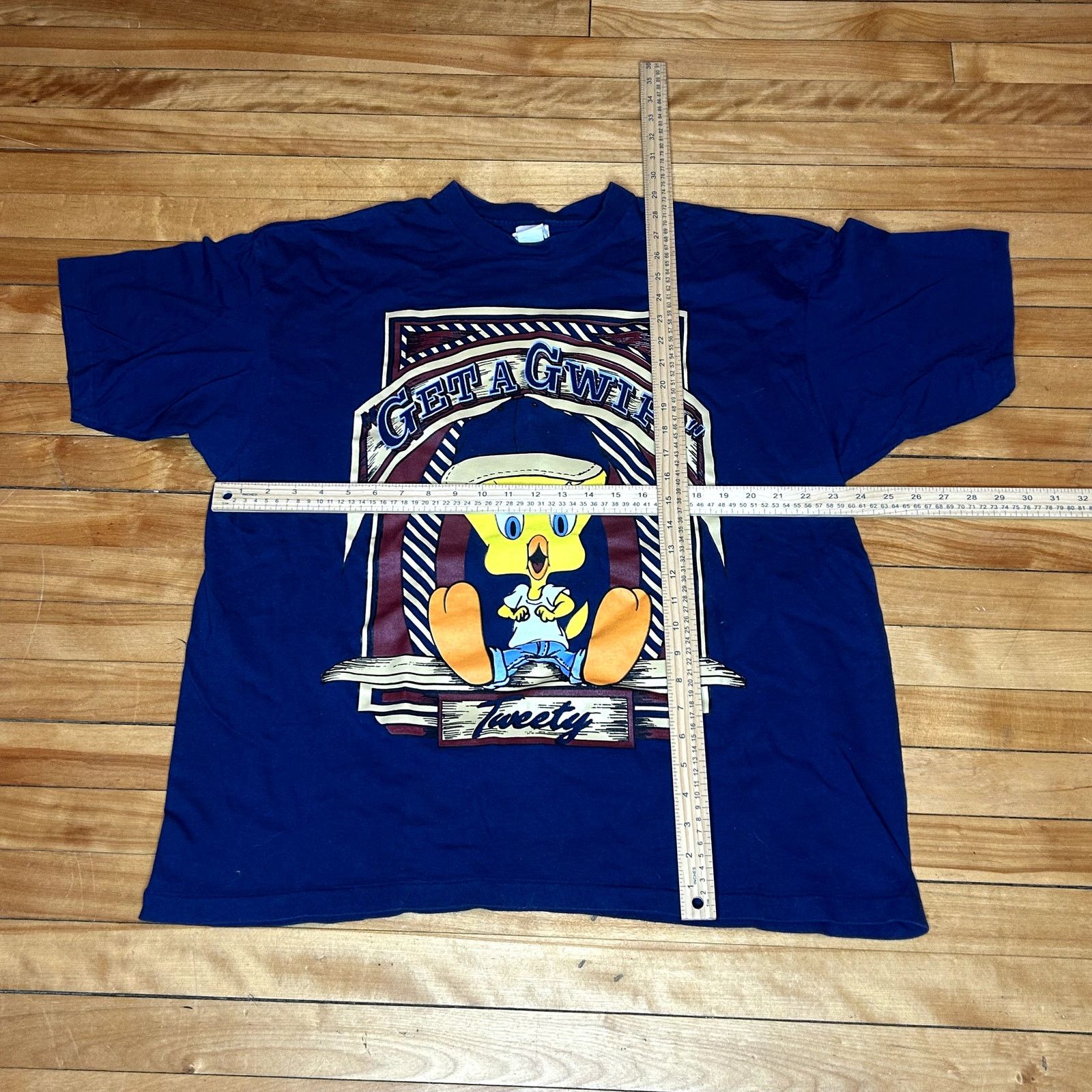 Vintage Vintage 90s Tweetie Bird Looney Tunes T-Shirt 22W Size US XL / EU 56 / 4 - 3 Thumbnail