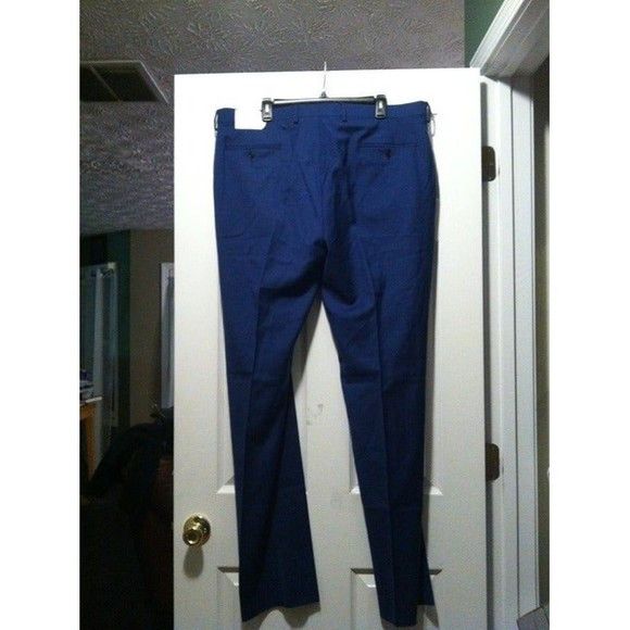 Joseph Abboud JOSEPH ABBOUD MEN'S NEW 100%WOOL DRESS PANTS 40/UNHEMMED Size 40R - 9 Thumbnail