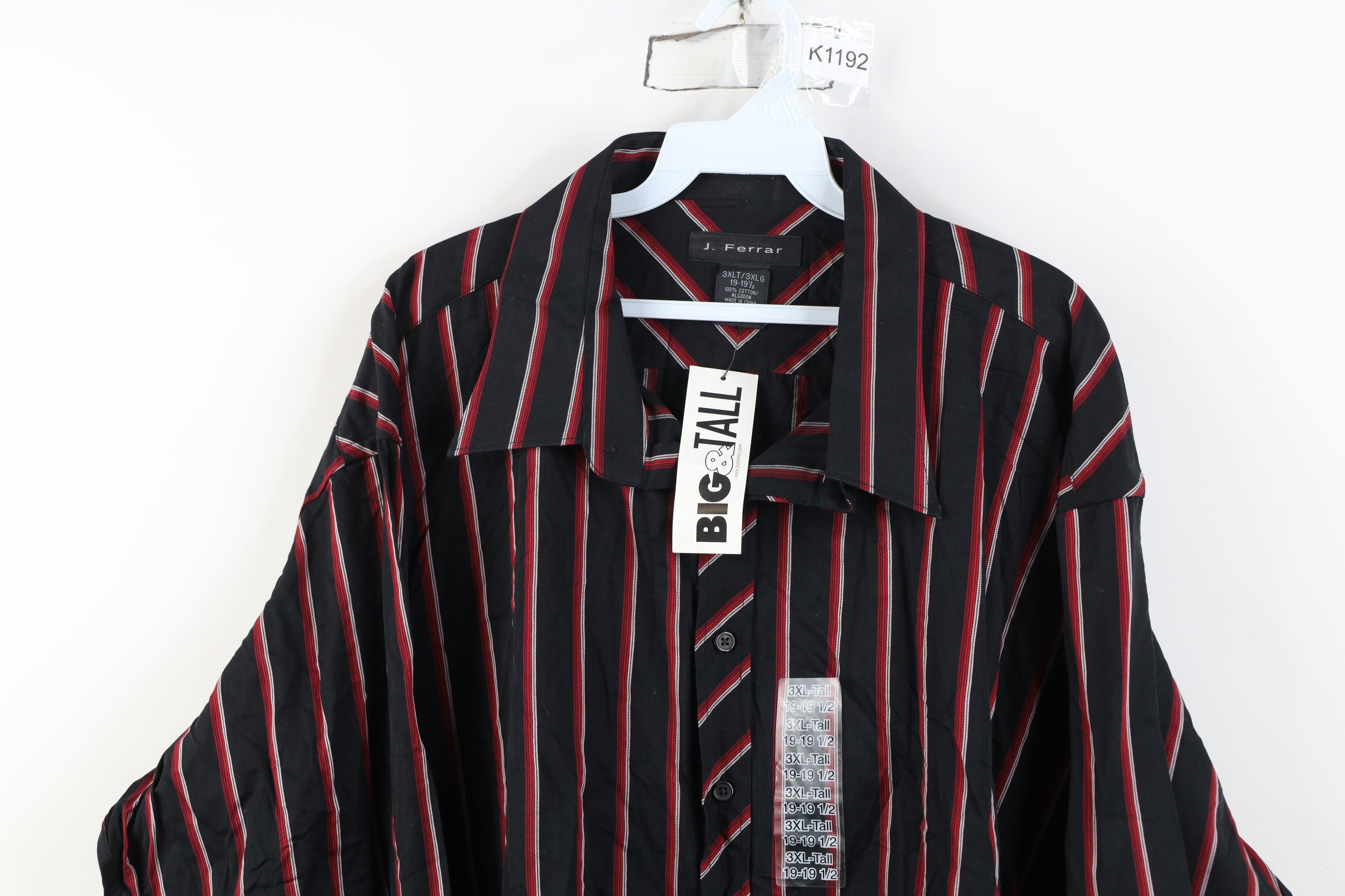 Vintage Deadstock Vintage 90s Y2K Streetwear Collared Button Shirt Size US XXL / EU 58 / 5 - 2 Thumbnail