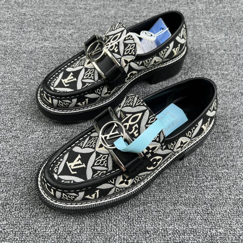 Louis Vuitton Academy Floral Print Loafers 0079