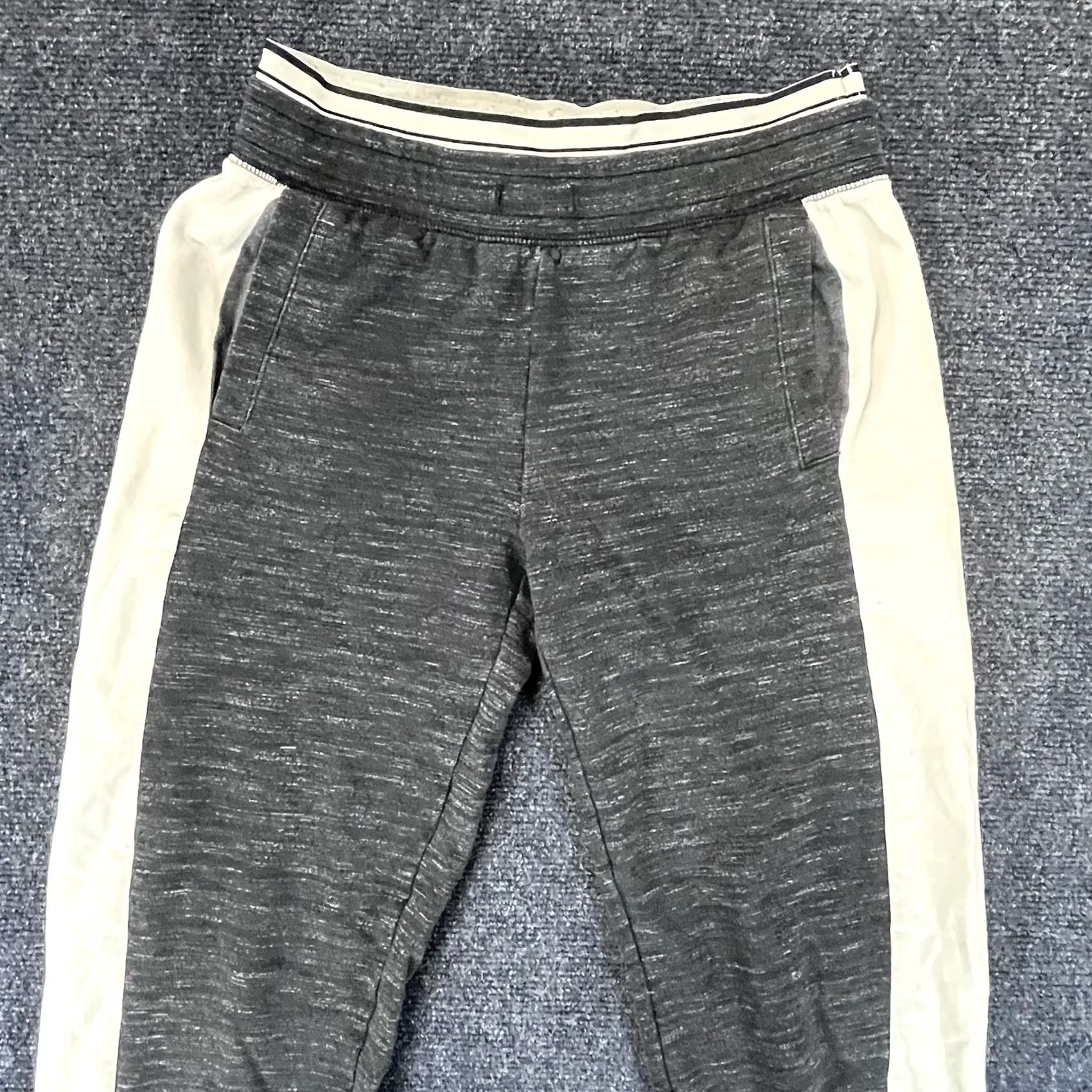 Pinko PINK Victoria's Secret Pants Womens XS Gray White Jogger Athletic Lounge Logo Size 26" / US 2 / IT 38 - 2 Thumbnail