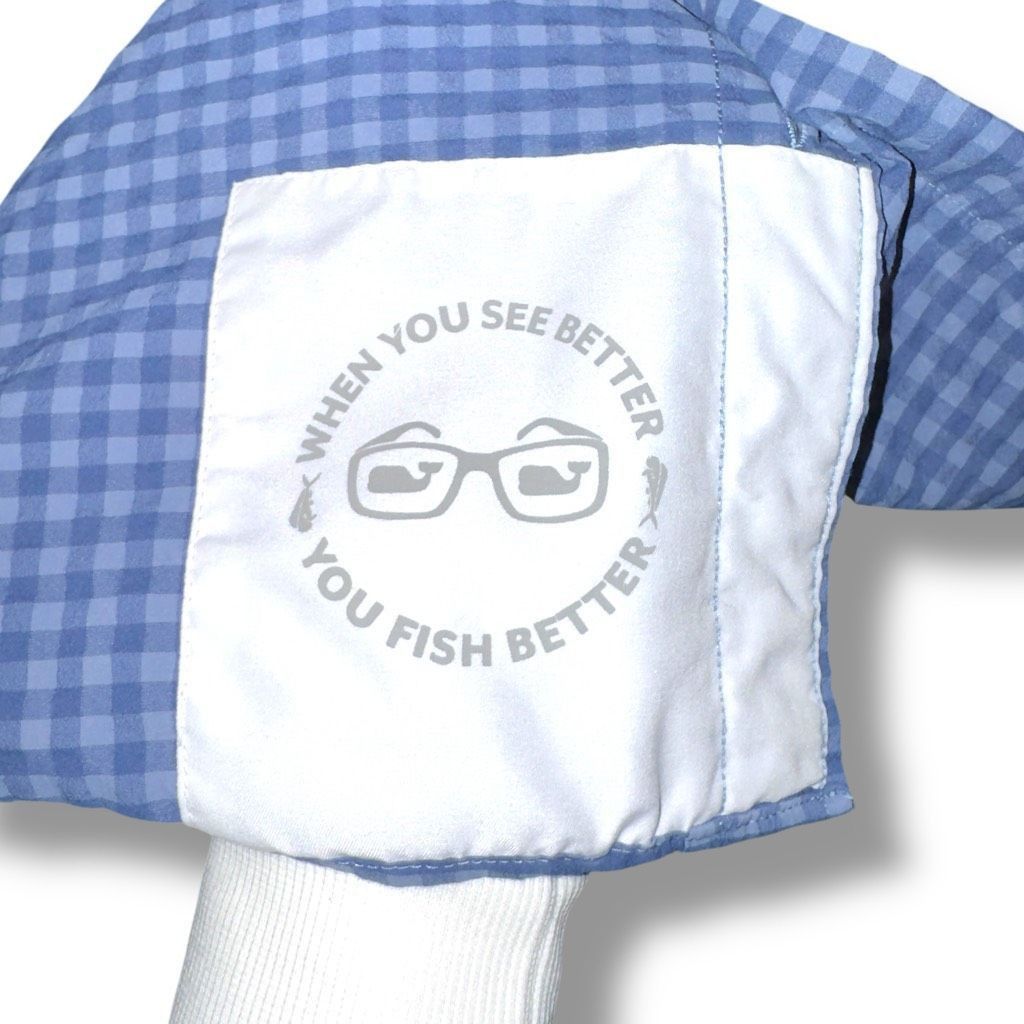 Vineyard Vines Vineyard Vines Blue Check Performance Harbor Shirt Men’s Sz Size US M / EU 48-50 / 2 - 7 Thumbnail
