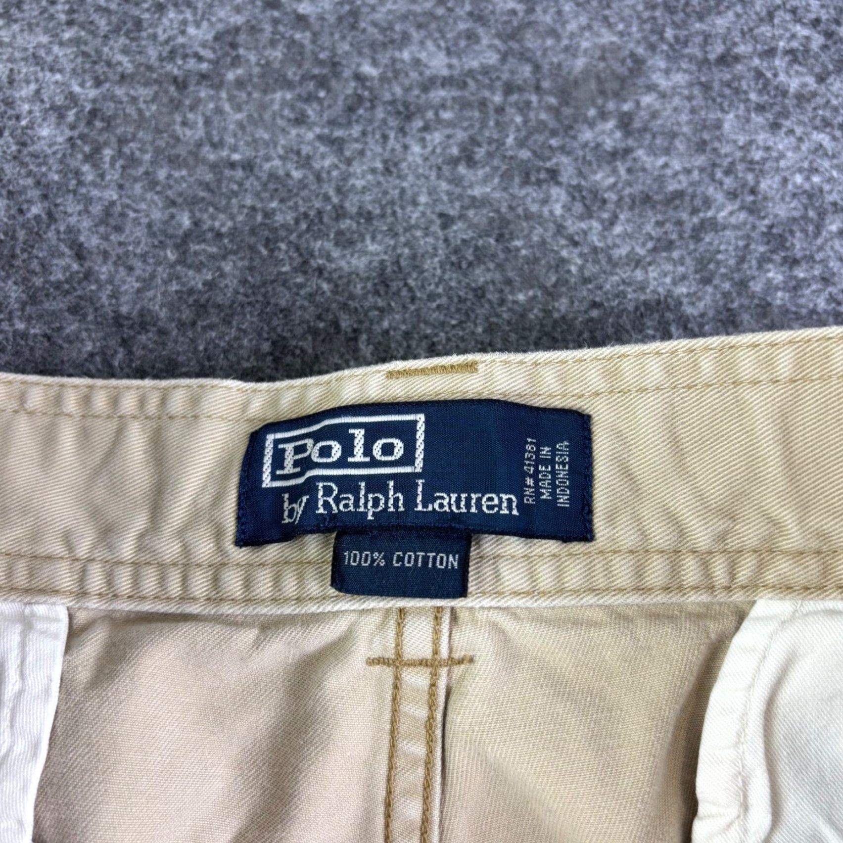 Polo Ralph Lauren Polo Ralph Lauren Mens Tan Chino Cargo Shorts 100% Cotton Classic Polo 67 34 Size US S / EU 44-46 / 1 - 7 Thumbnail