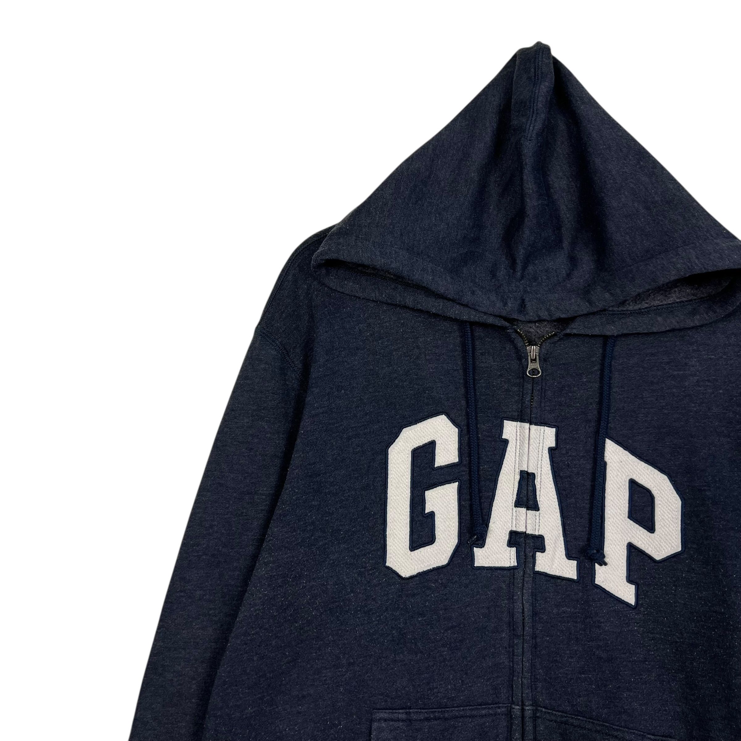 Gap GAP Spellout Big Logo Zipper Hoodie Sweatshirt #3835-C175 Size US L / EU 52-54 / 3 - 3 Thumbnail
