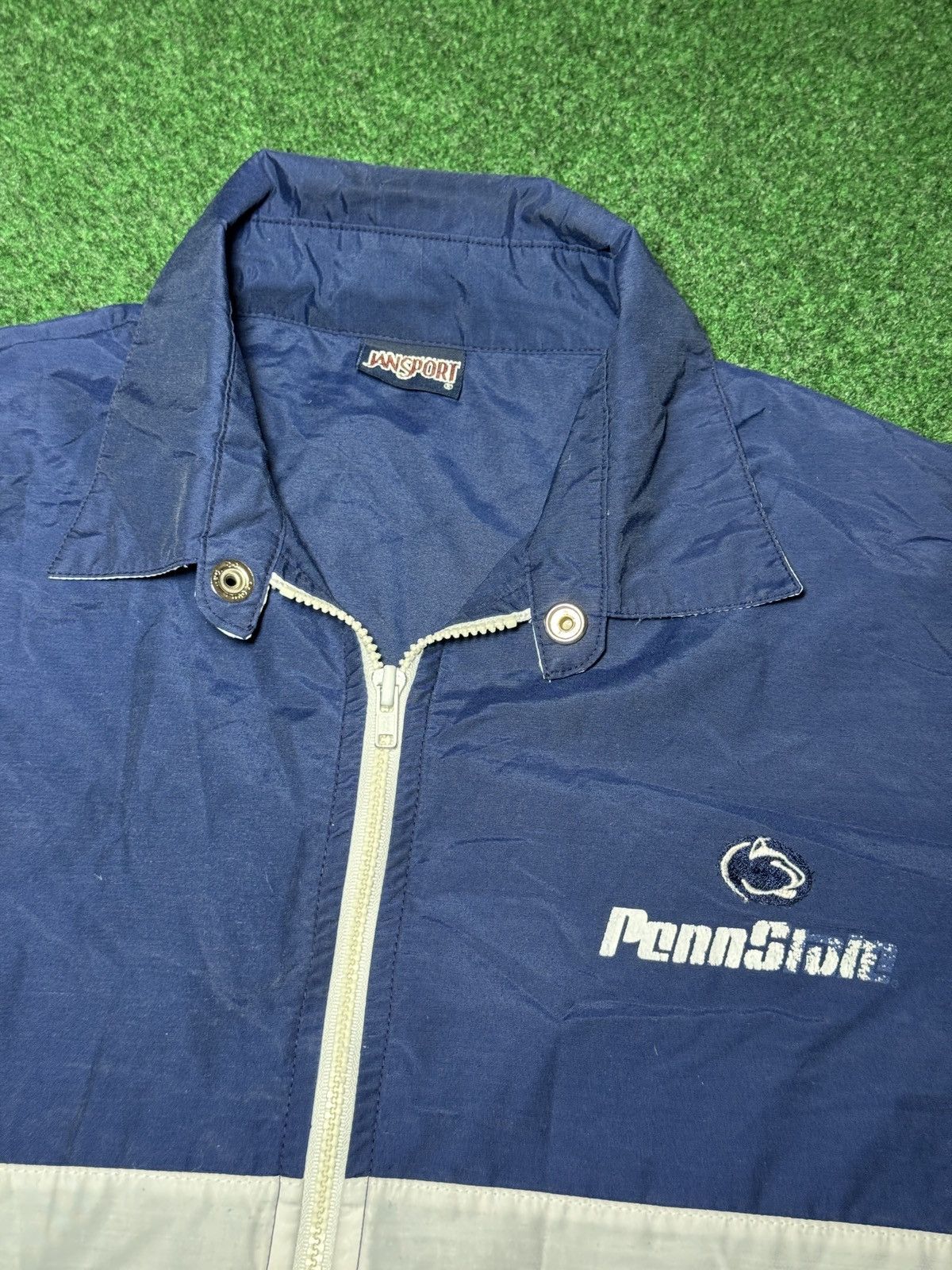 Jansport Penn State Jansports Windbreaker College M/L 23x25 Jacket Size L / US 10 / IT 46 - 2 Thumbnail