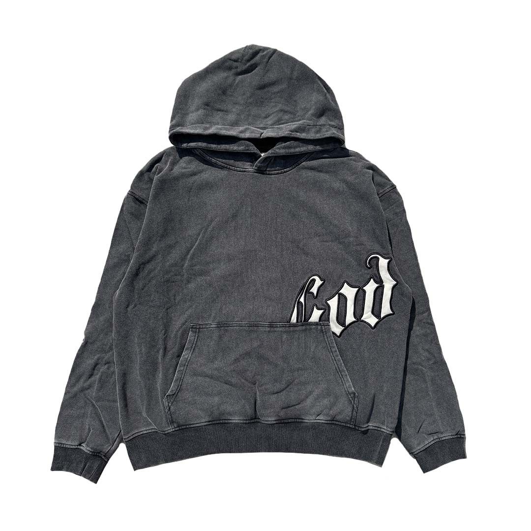 Godspeed Big Logo Grey Wash Hoodie Size US XXL / EU 58 / 5 - 1 Thumbnail