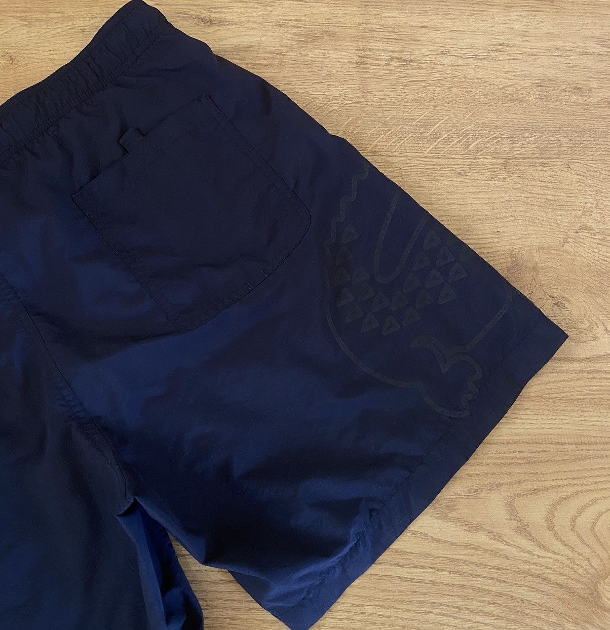 Lacoste Lacoste Big Logo Crocodile Shorts x Vintage x Streetwear Size US 34 / EU 50 - 5 Thumbnail