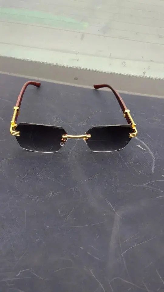 Electric Visual Hamada x Kaoda Rimless Square Sunglasses Size ONE SIZE - 2 Thumbnail