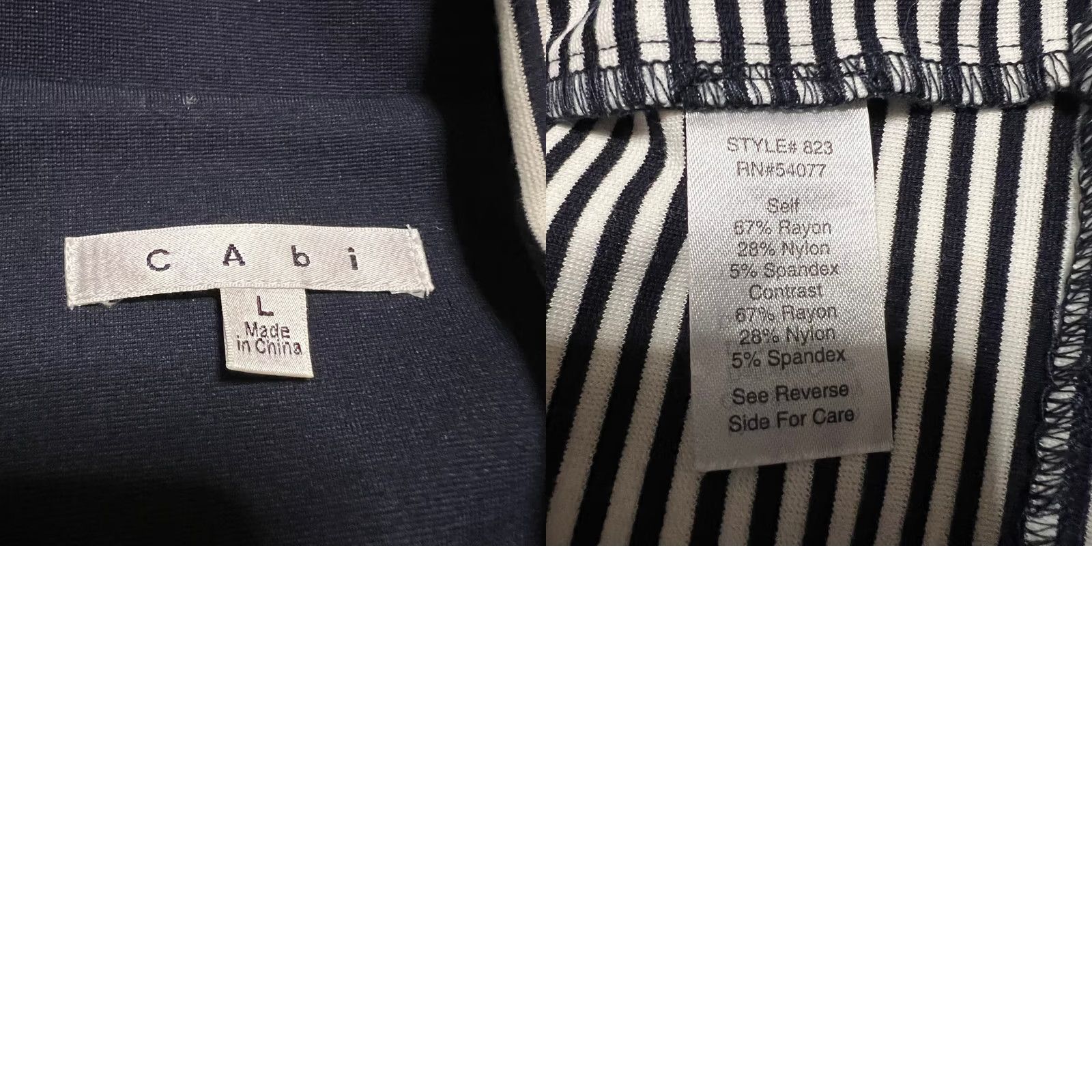 Vintage Cabi Life Jacket Blazer Womens Large 823 Nautical Striped Gold Button 3/4 Sleeve Size L / US 10 / IT 46 - 8 Thumbnail