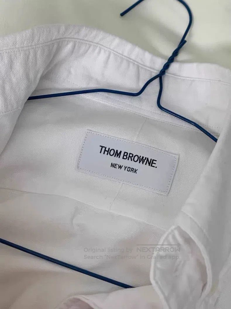 Thom Browne Thom Browne Oxford Cloth Basic White Shirt Size US XS / EU 42 / 0 - 2 Thumbnail