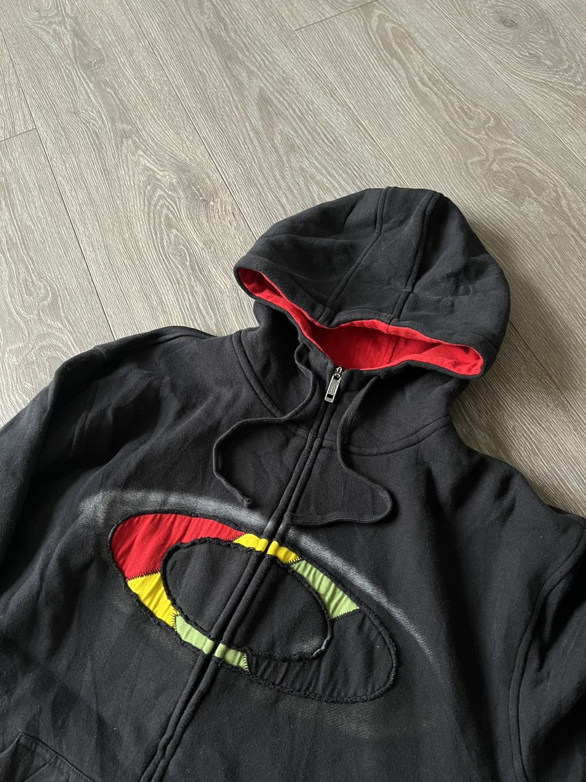 Oakley × Vintage Vintage 💥 Oakley Zip Hoodie Size US L / EU 52-54 / 3 - 8 Thumbnail