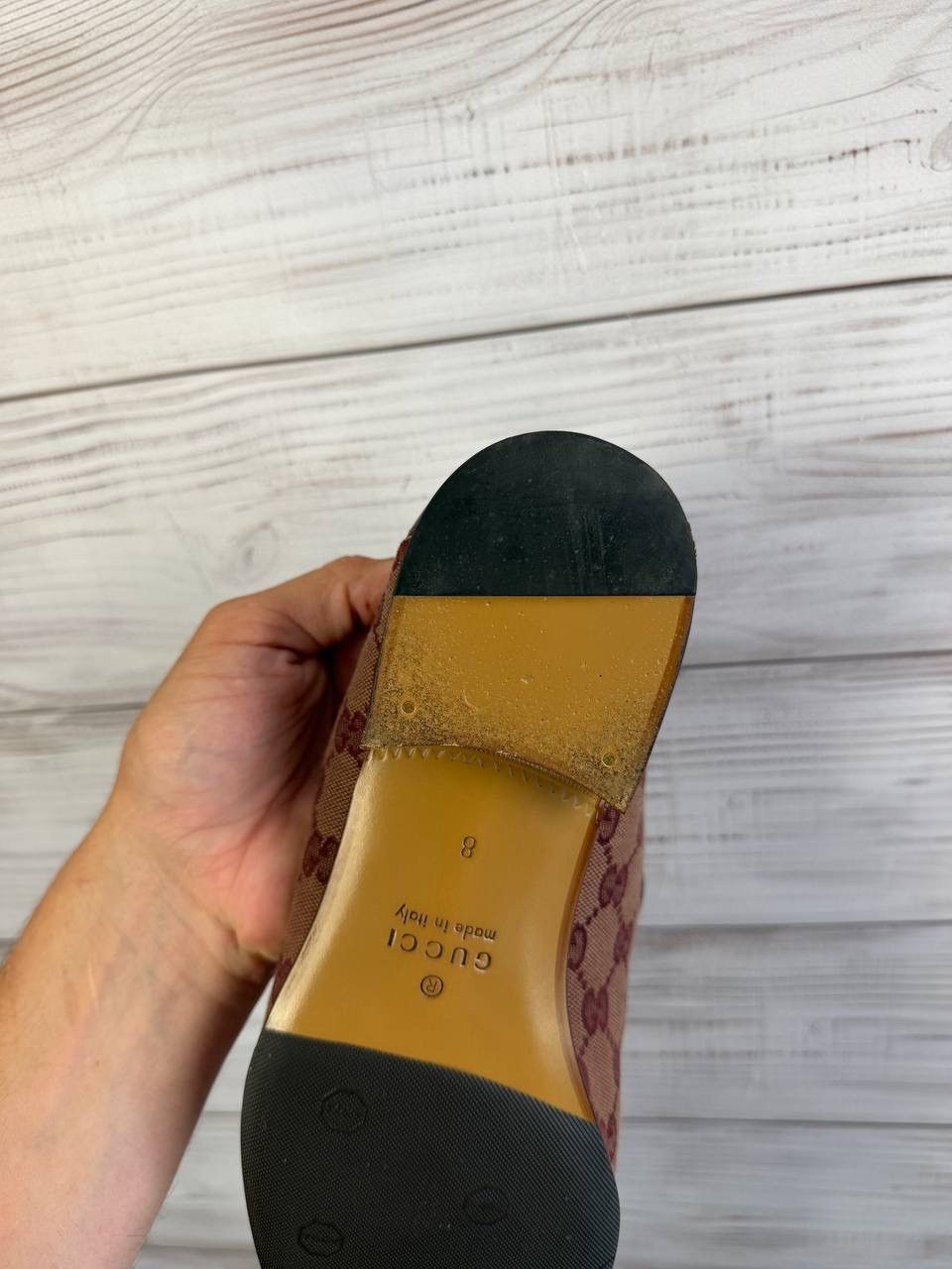 Gucci Gucci Monogram GG Loafers Size US 8 / EU 41 - 8 Thumbnail