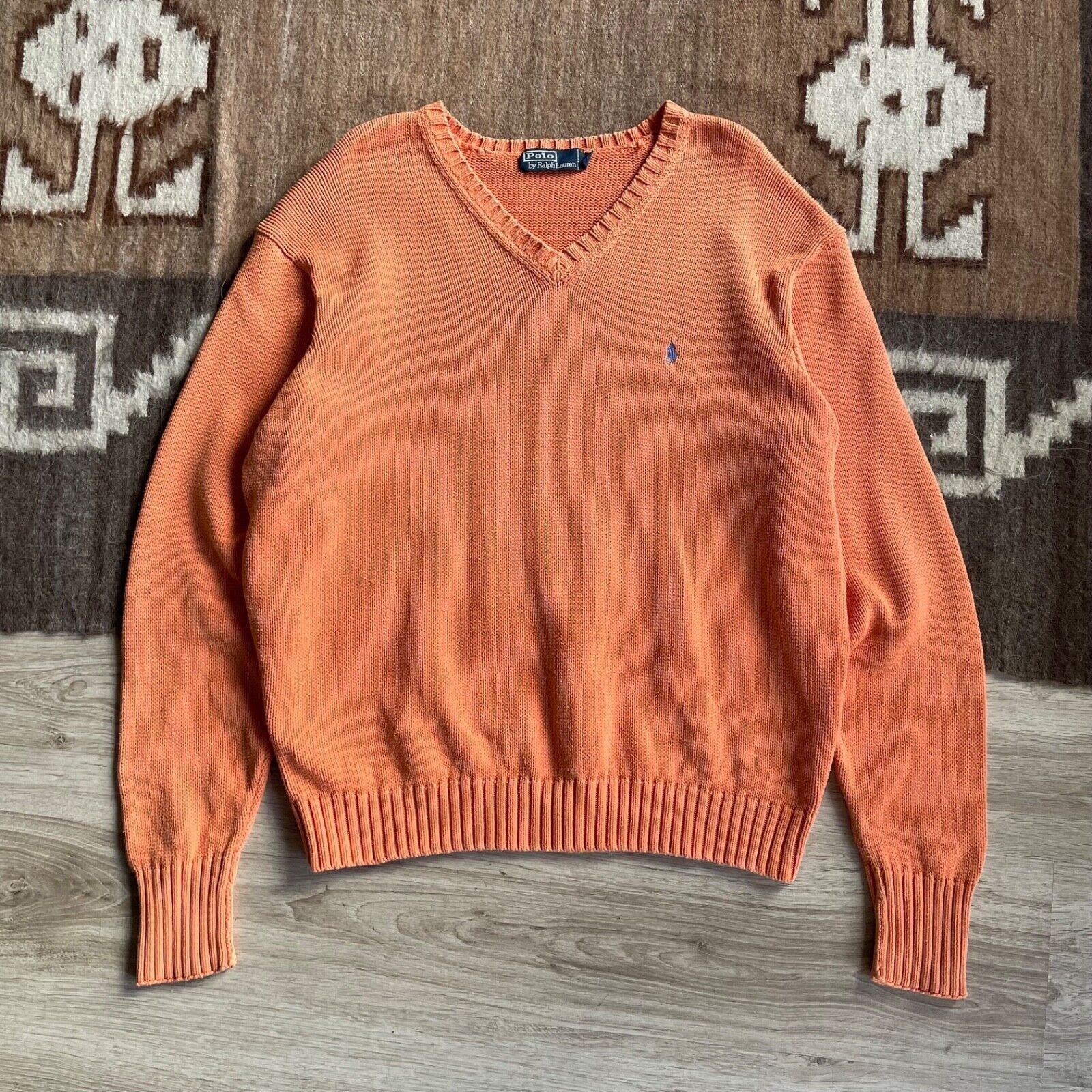 Polo Ralph Lauren Polo Ralph Lauren Vintage Cotton Knit Sweater 8581AC Size US XL / EU 56 / 4 - 2 Thumbnail