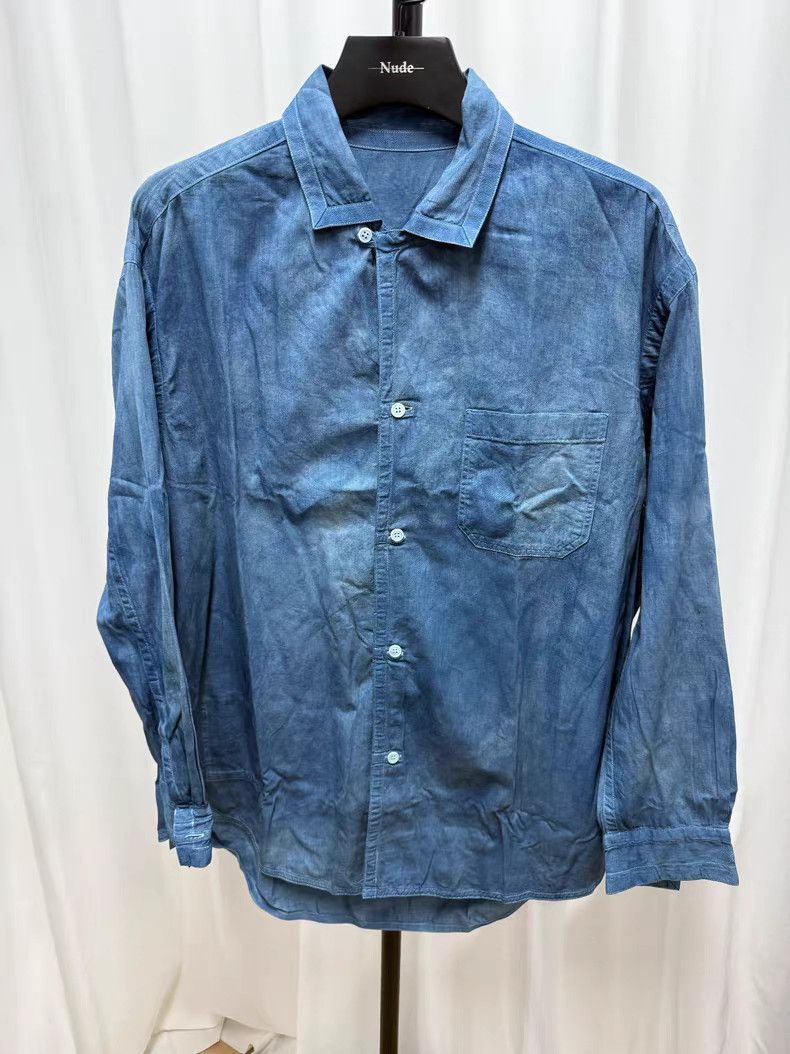 Yohji Yamamoto Yohji Yamamoto Pour Homme Vintage Tie-Dye Loose Shirt K20 Size US L / EU 52-54 / 3 - 1 Thumbnail