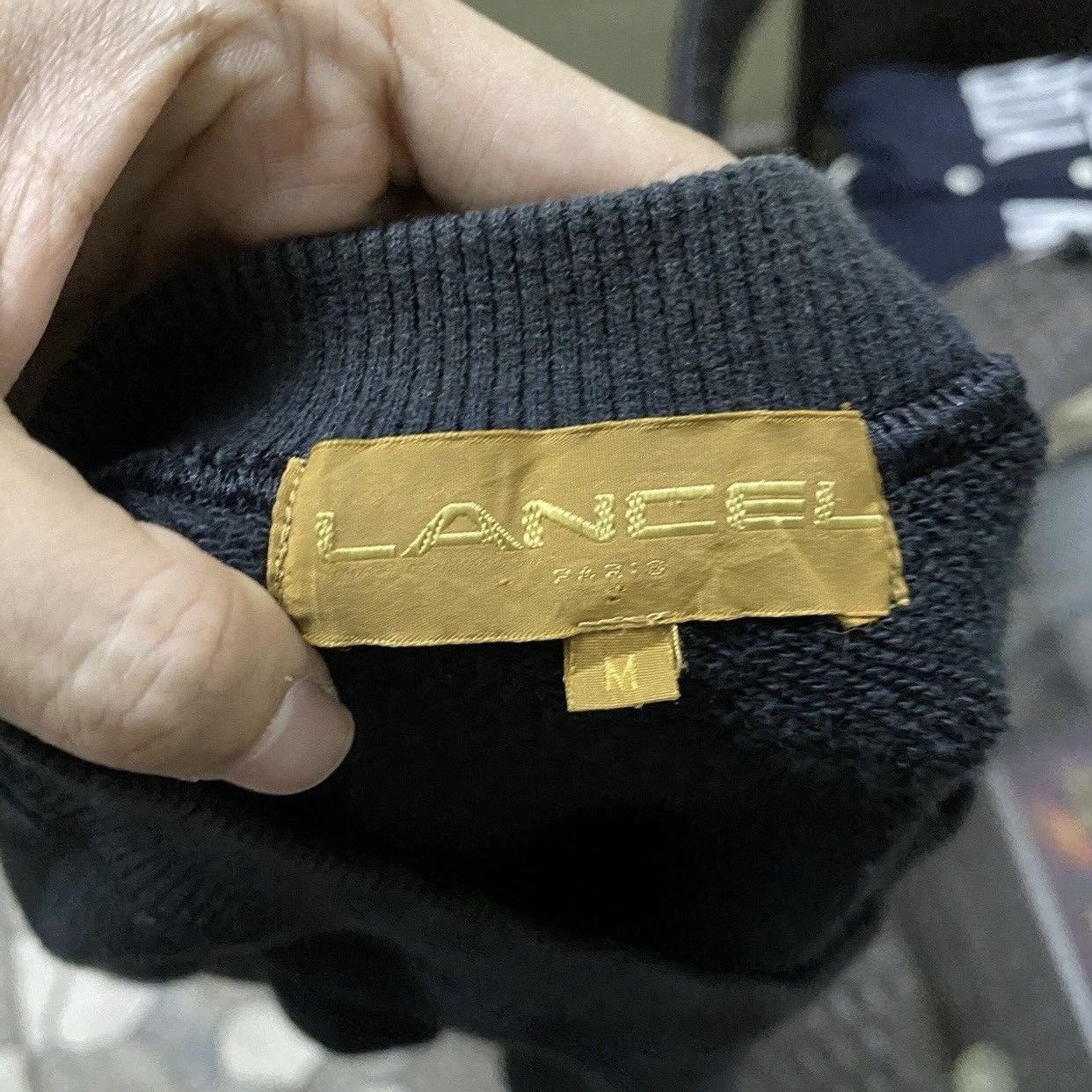 Lancel × Vintage LANCEL BLACK SWEATSHIRTS Size US M / EU 48-50 / 2 - 5 Thumbnail