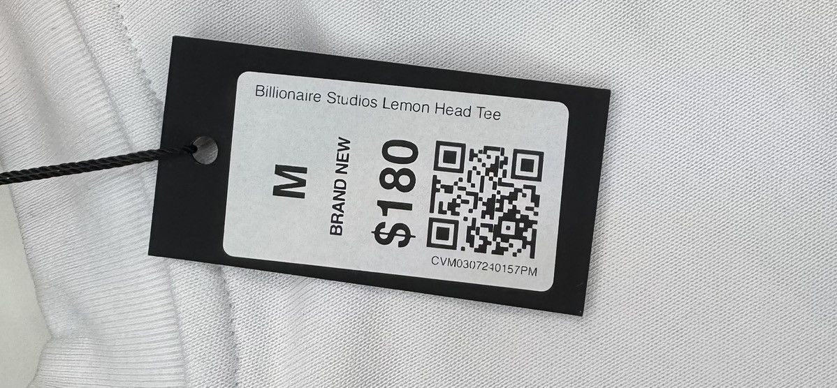 Billionaire Studios Courtside Billionaire Studios Lemon Head Tee - Brand New Size US M / EU 48-50 / 2 - 4 Thumbnail