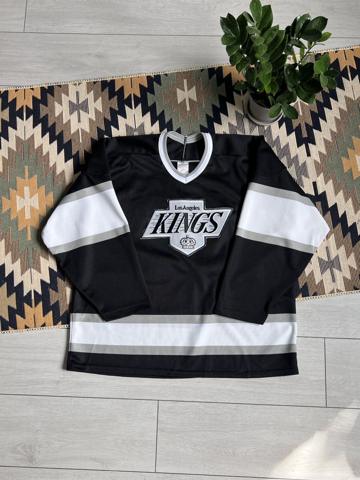 Other ❗️RARE❗️Vintage Wayne Gretzky Los Angeles Kings Jersey Size US XL / EU 56 / 4 - 3 Thumbnail