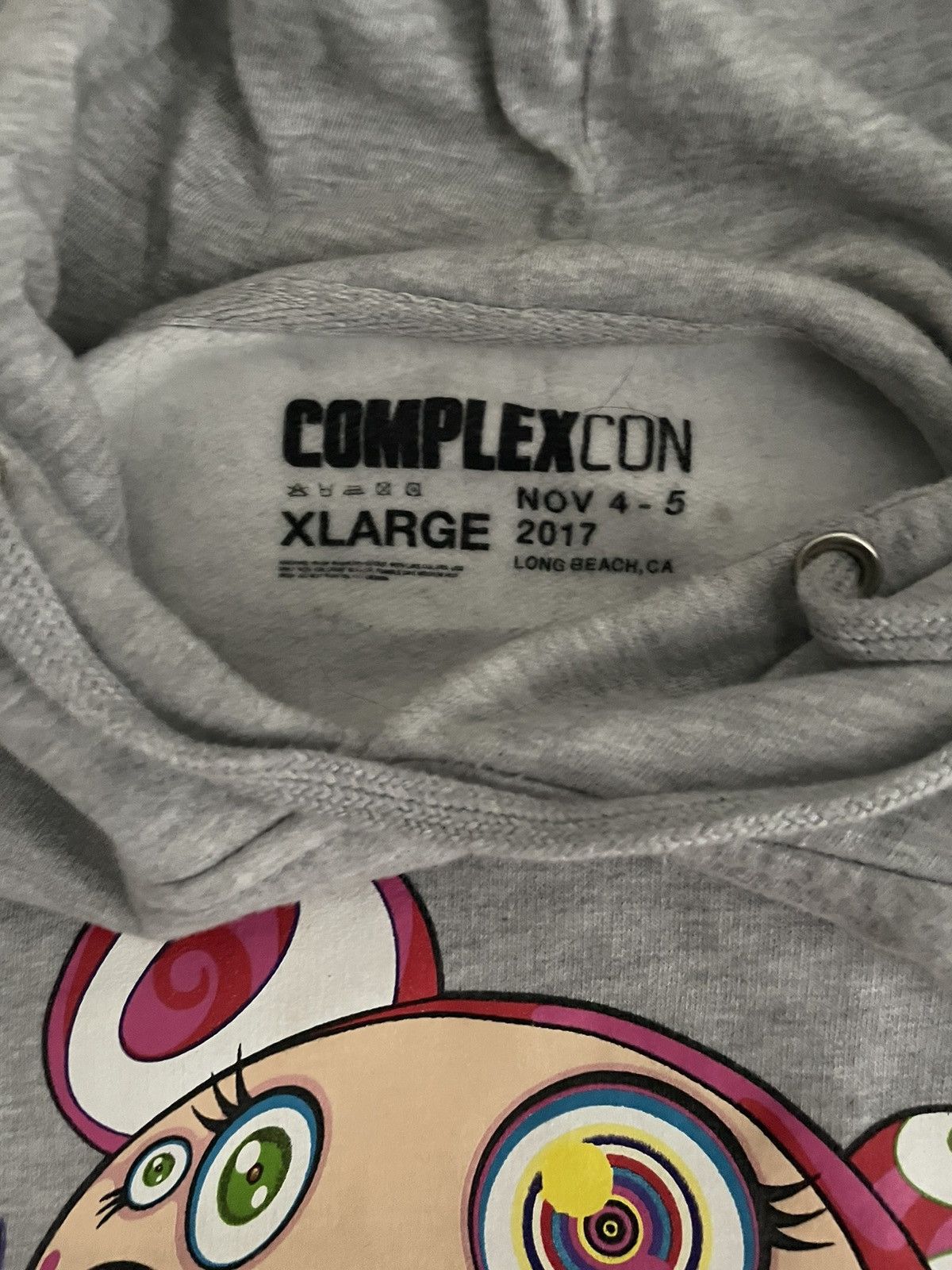 Complex × Takashi Murakami Takashi Murakami grey BOB hoodie Size US XL / EU 56 / 4 - 2 Thumbnail