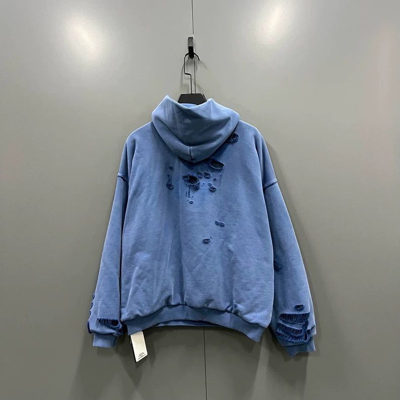 Balenciaga Balenciaga Logo Hoodie with Distressed Details-2507 Size US L / EU 52-54 / 3 - 2 Thumbnail