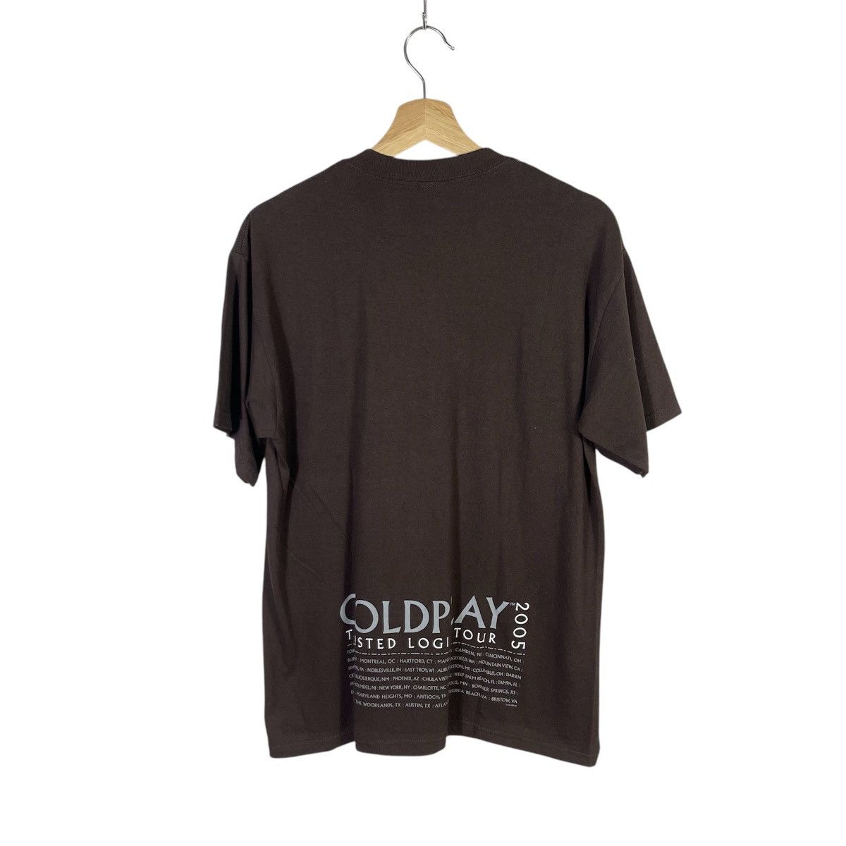 Band Tees × Vintage Coldplay Twisted Logic Tour 2005 Tshirt Size US M / EU 48-50 / 2 - 3 Thumbnail