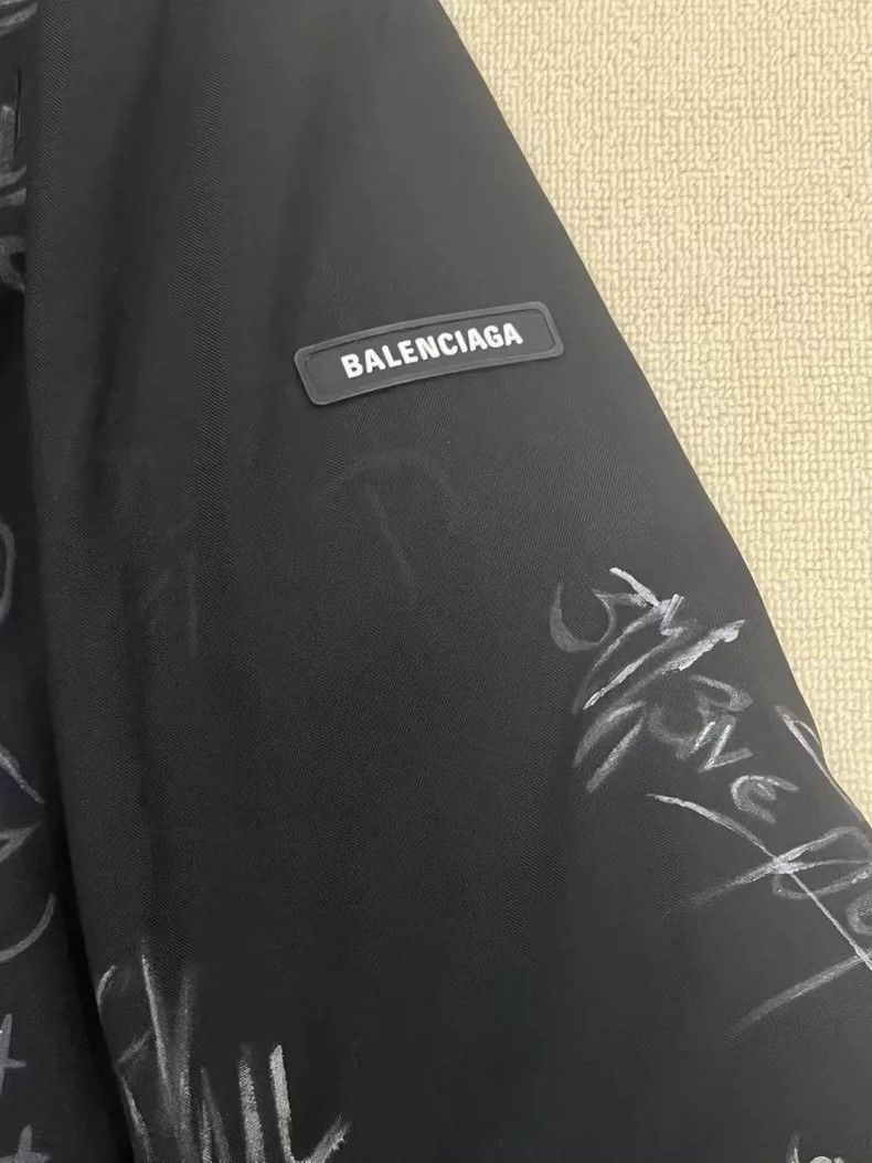 Balenciaga Balenciaga Graffiti print single-breasted blazer Size US S / EU 44-46 / 1 - 3 Thumbnail